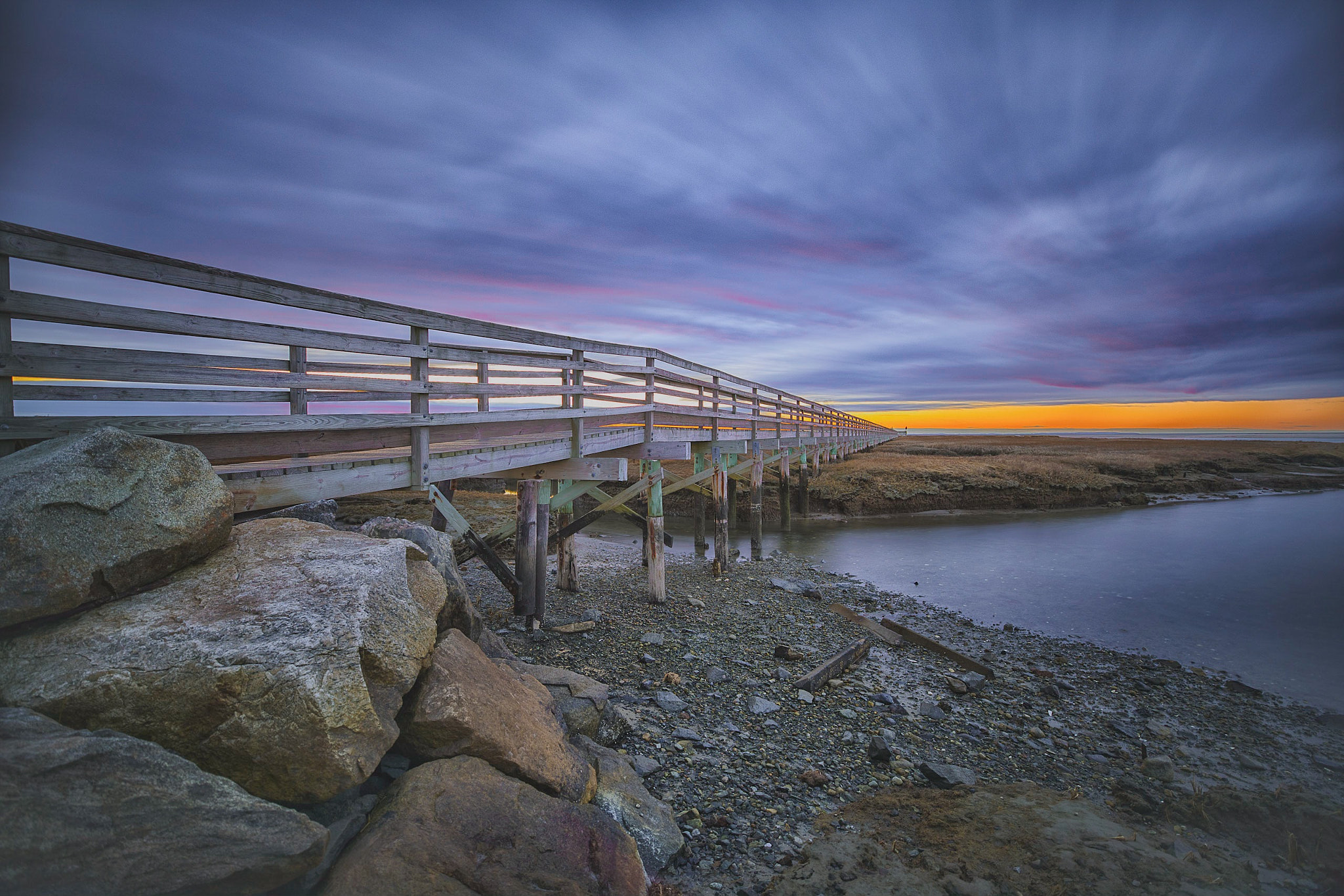 Canon EF 16-35mm F2.8L III USM sample photo. Sunset at bass hole photography