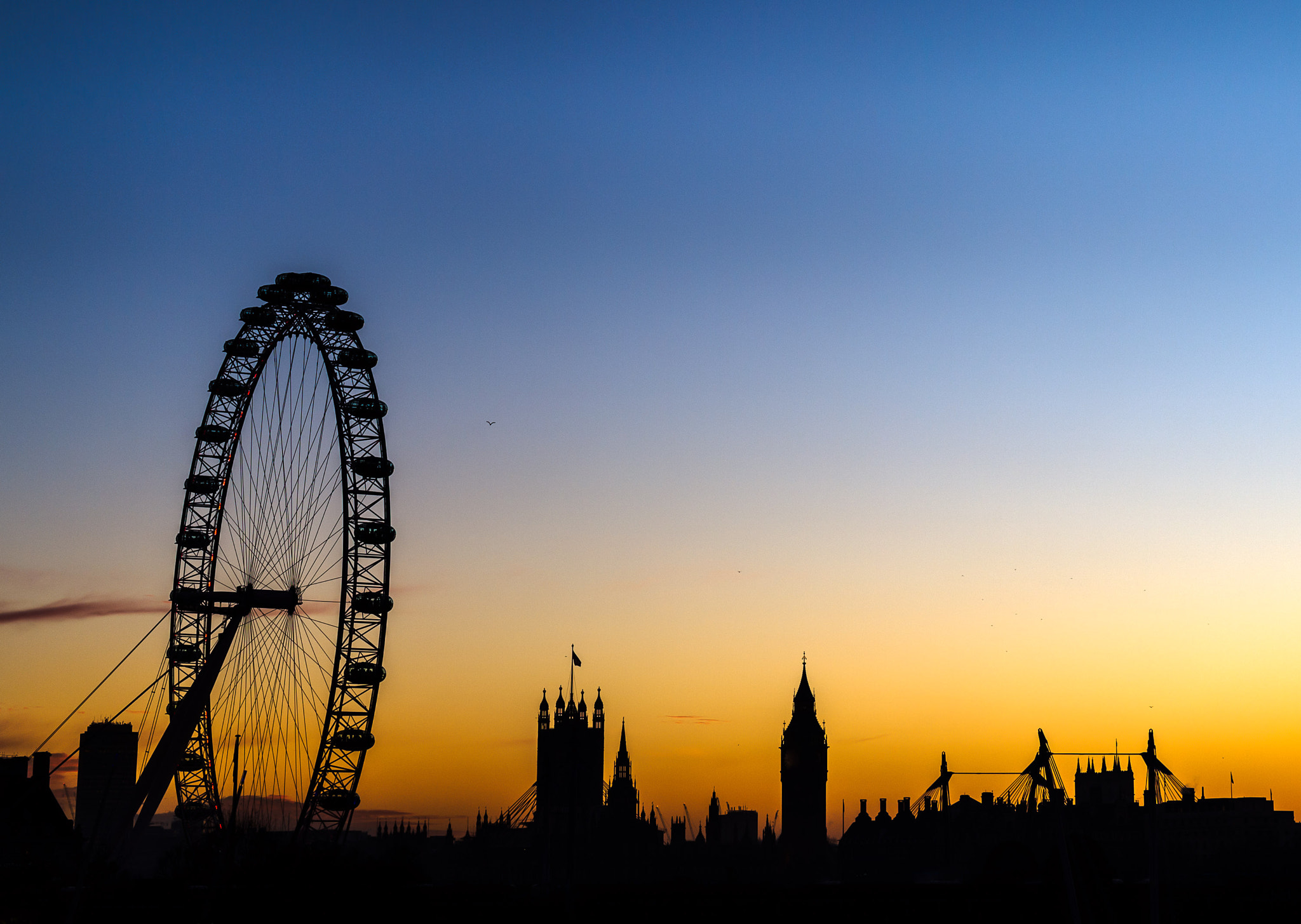 Nikon D4 + Nikon AF-S Nikkor 50mm F1.4G sample photo. Sunset over london photography