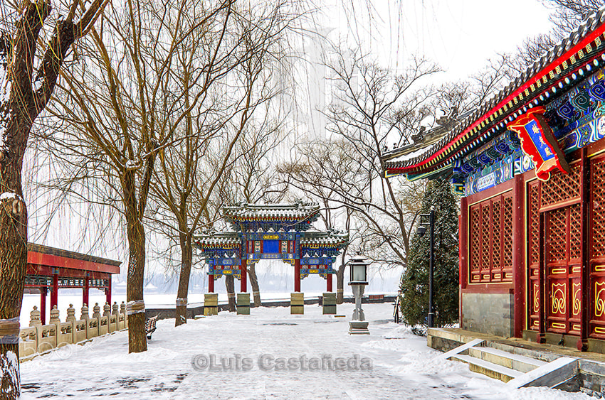 Pentax K-5 sample photo. Beihai park in winter. beijing. china photography