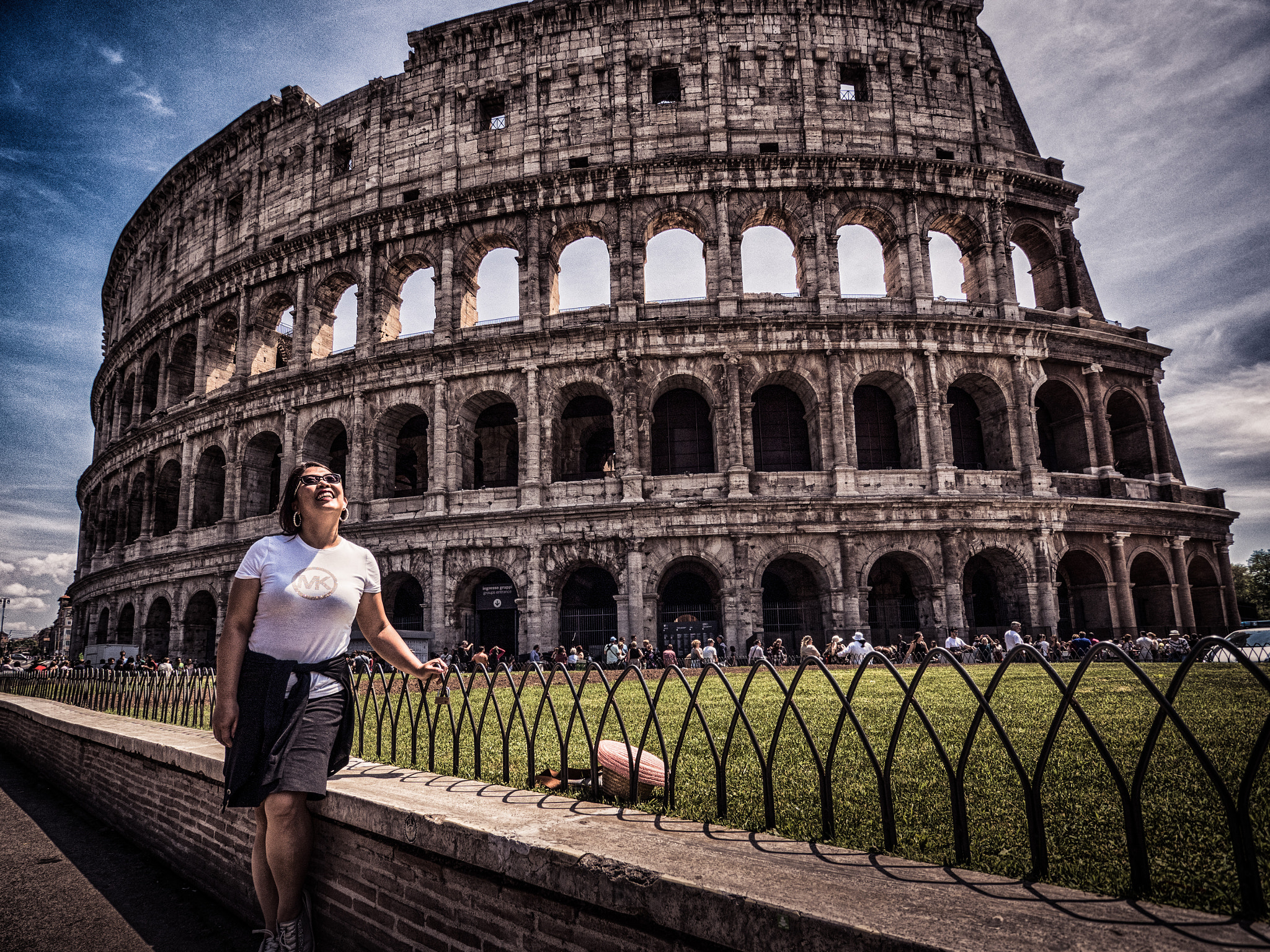 Olympus PEN-F + OLYMPUS M.9-18mm F4.0-5.6 sample photo. The colosseum in rome photography