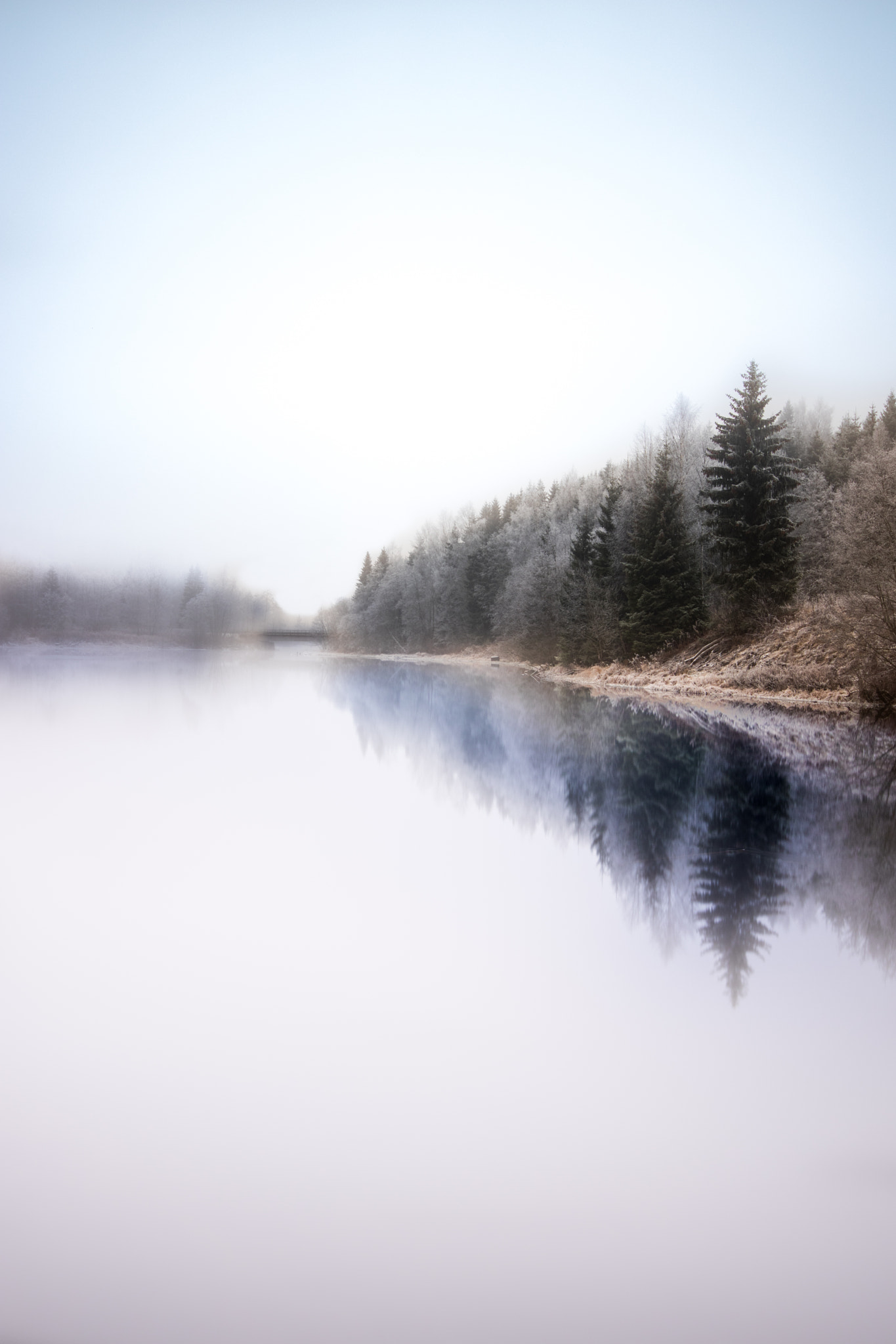 Canon EOS 80D sample photo. Misty lake photography