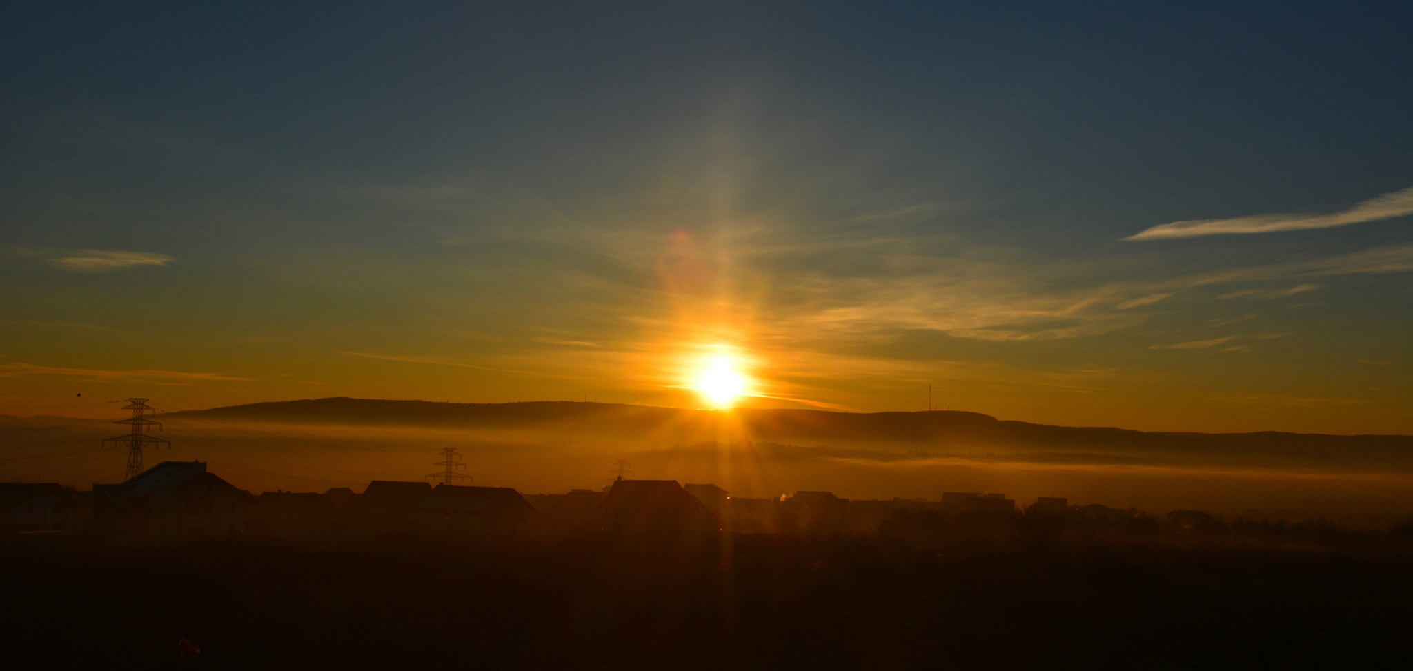 AF Zoom-Nikkor 28-105mm f/3.5-4.5D IF sample photo. Sunrise photography