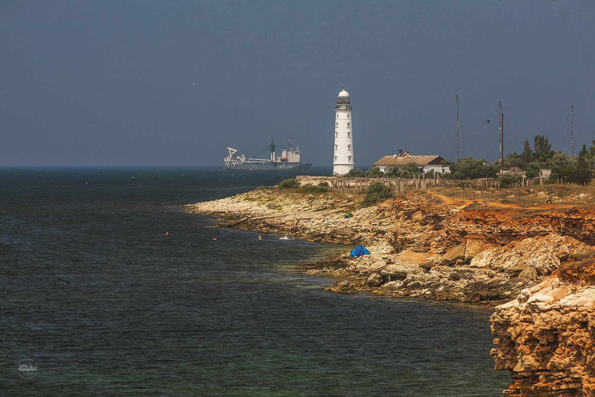 Canon EF 70-200mm F2.8L IS USM sample photo. Lighthouse of khersoness photography