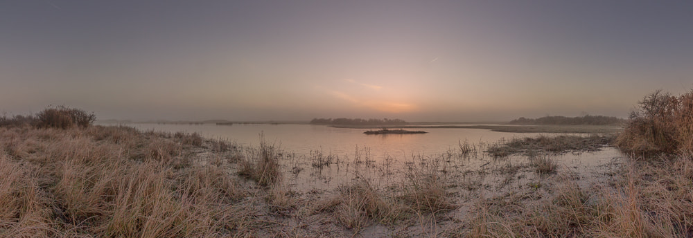 Canon EOS 50D sample photo. Dutch winter panorama photography