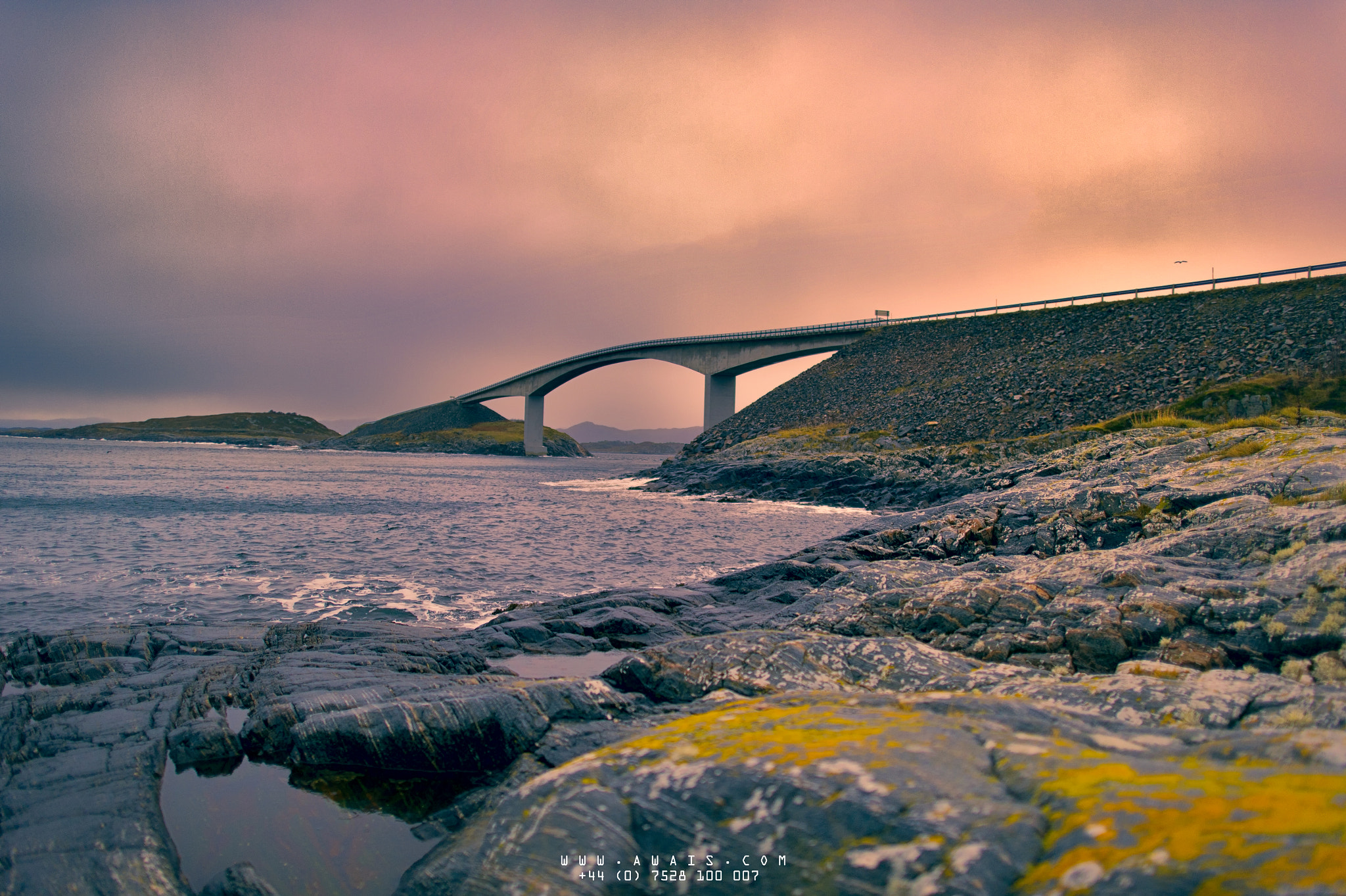 Nikon AF-S Nikkor 24mm F1.4G ED sample photo. Atlantic road photography