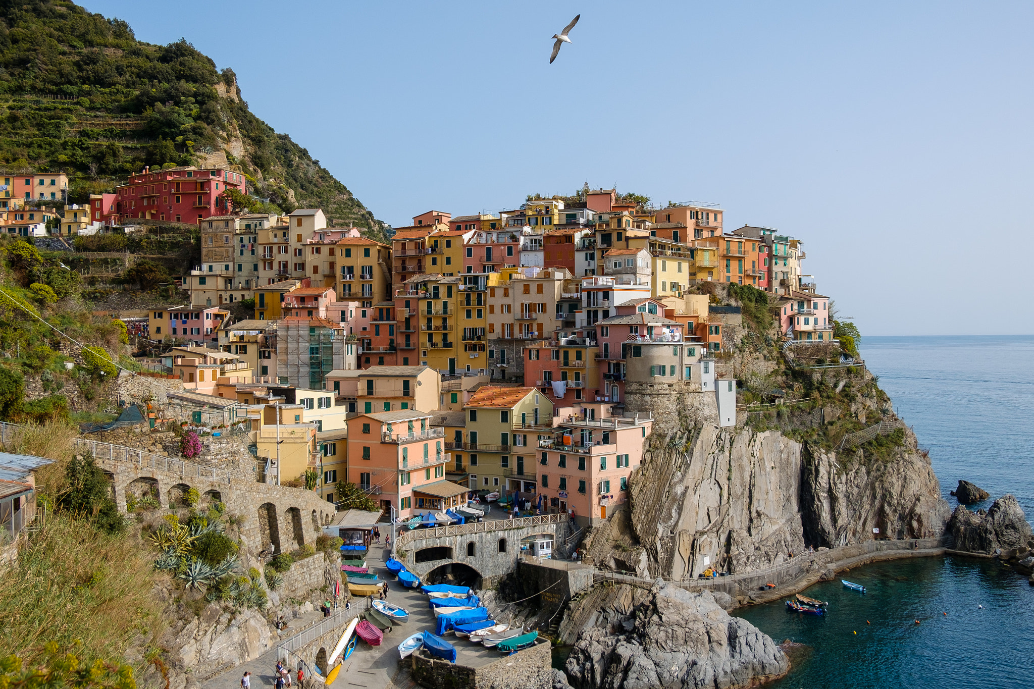 Fujifilm X-T1 sample photo. Colorful manarola photography
