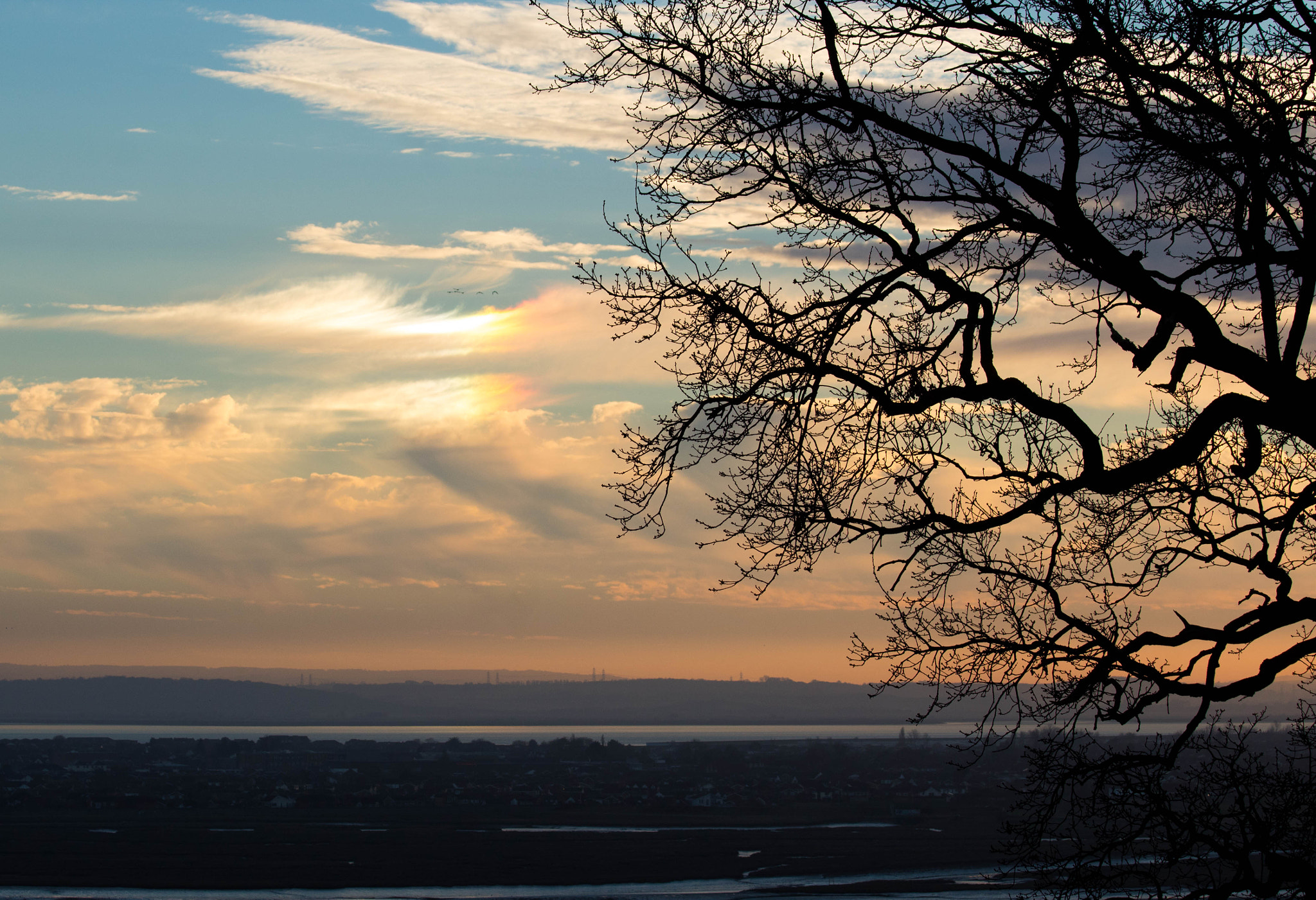 Canon EF 70-300mm F4-5.6 IS USM sample photo. Rainbow cloud photography