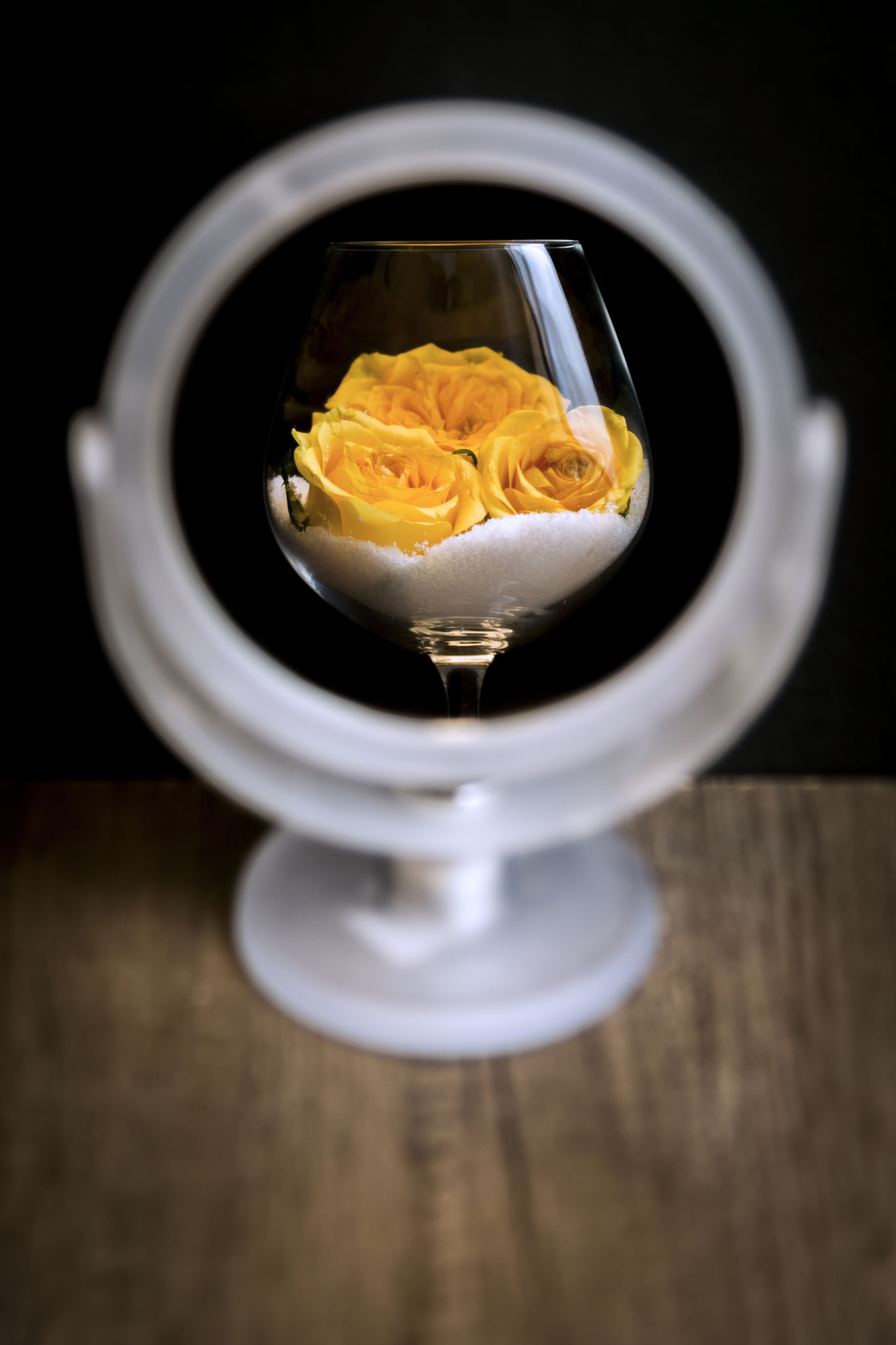 Nikon AF-S Nikkor 24-120mm F4G ED VR sample photo. Rose in the mirror photography