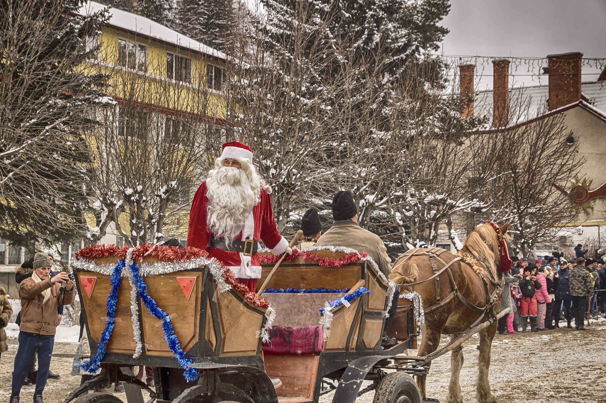 Sony SLT-A57 + Tamron SP 24-70mm F2.8 Di VC USD sample photo. Romanian winter traditions photography