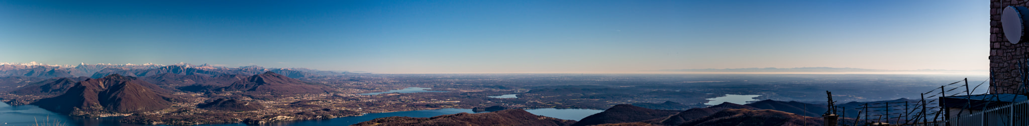 Pentax smc DA 55-300mm F4.0-5.8 ED sample photo. Mottarone - pano photography