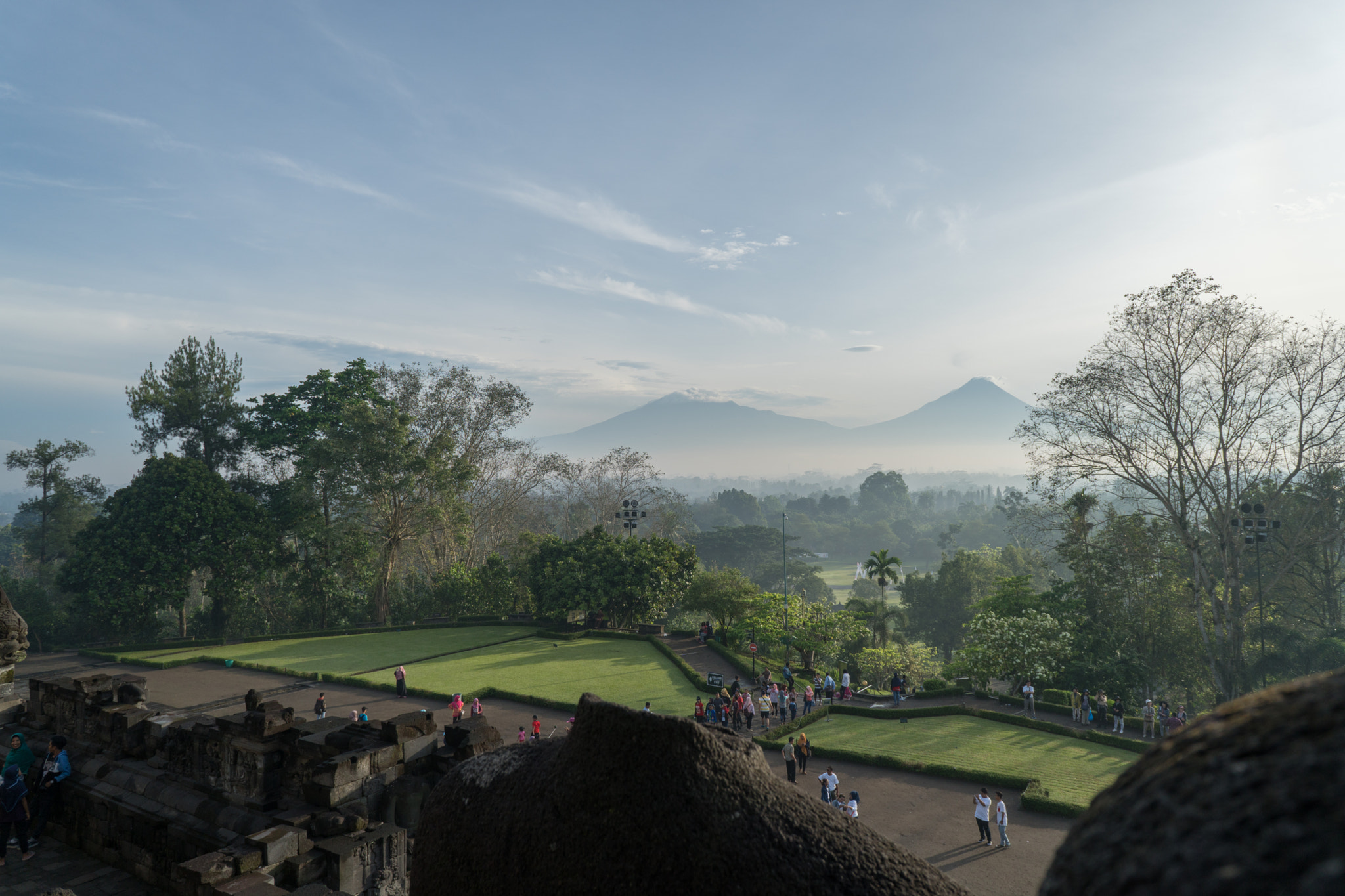 Sony a6300 + Sony E 16mm F2.8 sample photo. Borobudur photography