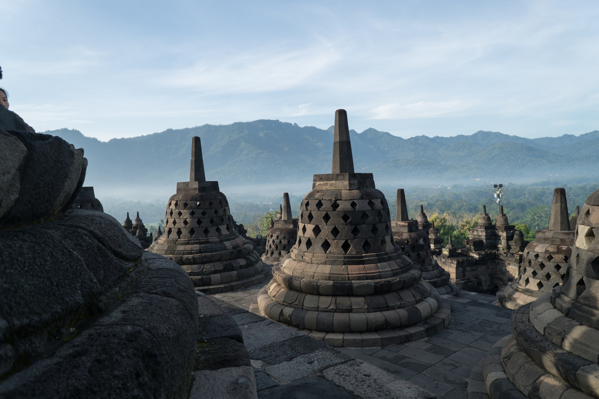 Sony a6300 + Sony E 16mm F2.8 sample photo. Borobudur photography