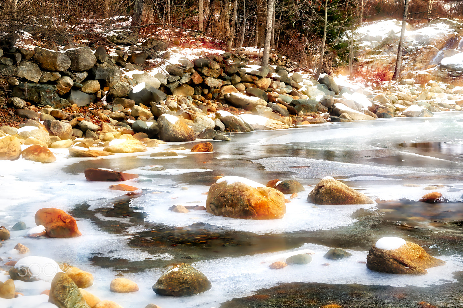 Canon EF 28-135mm F3.5-5.6 IS USM sample photo. Wild ammonoosuc river photography