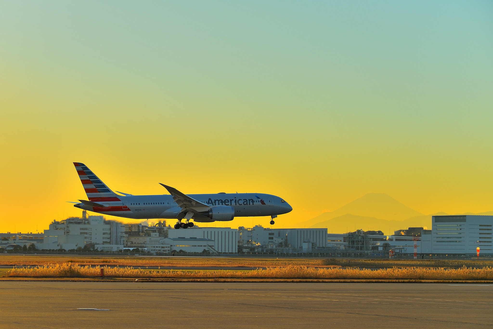 Nikon D4 sample photo. Landing, mt. fuji photography