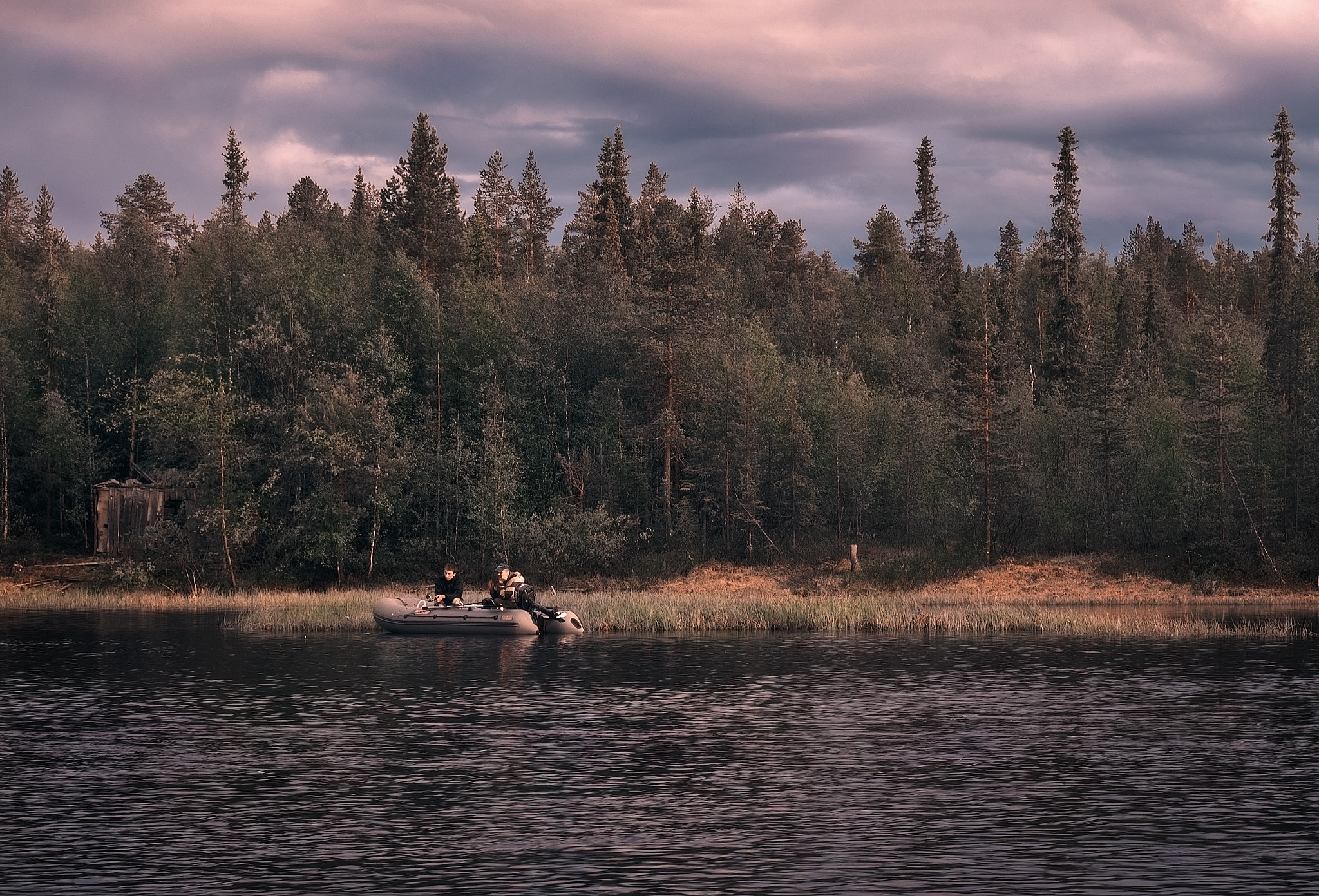 Olympus OM-D E-M5 II sample photo. Fishing in the arctic photography