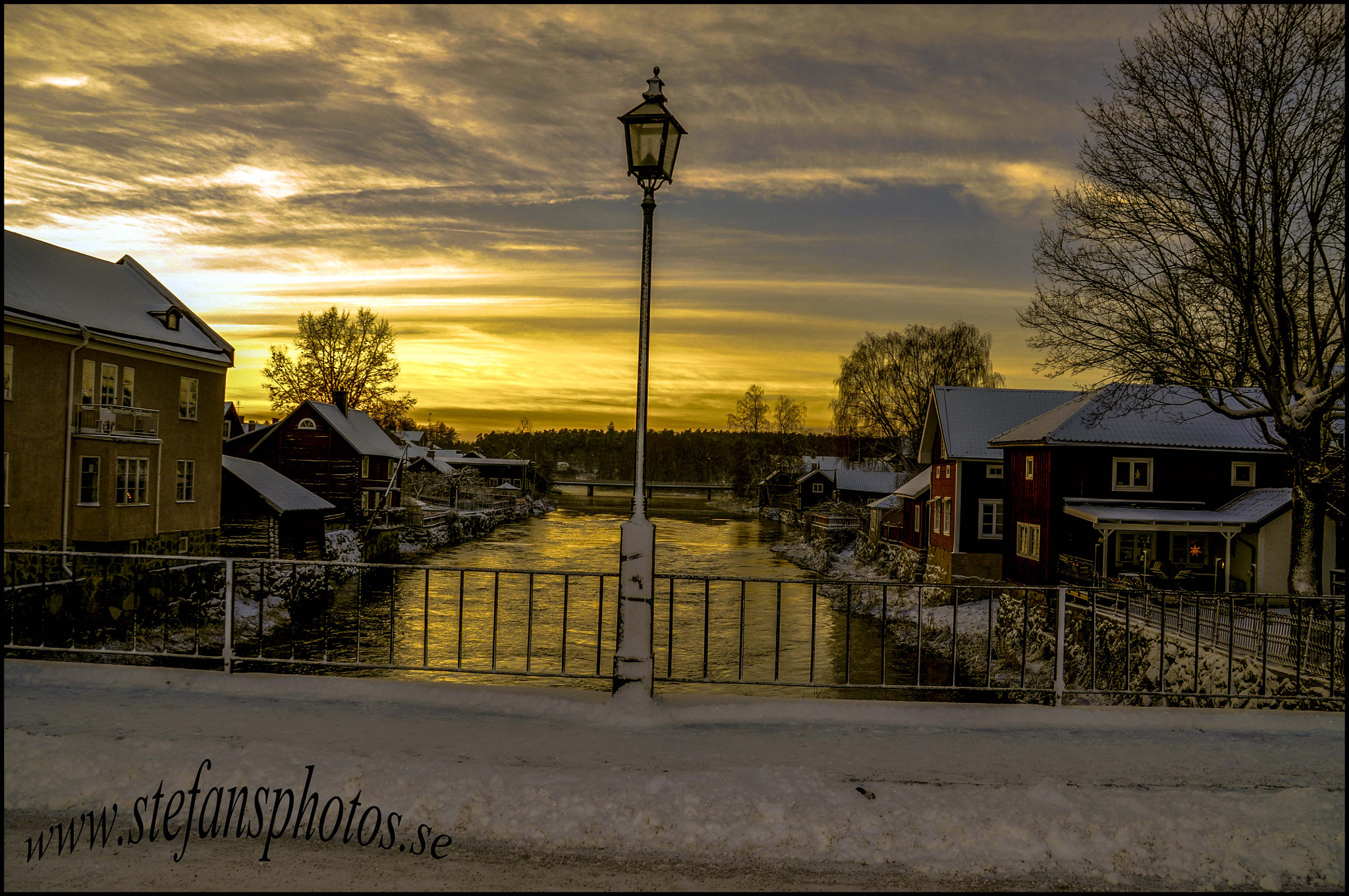 Nikon D5000 sample photo. Winter sunset in arboga photography