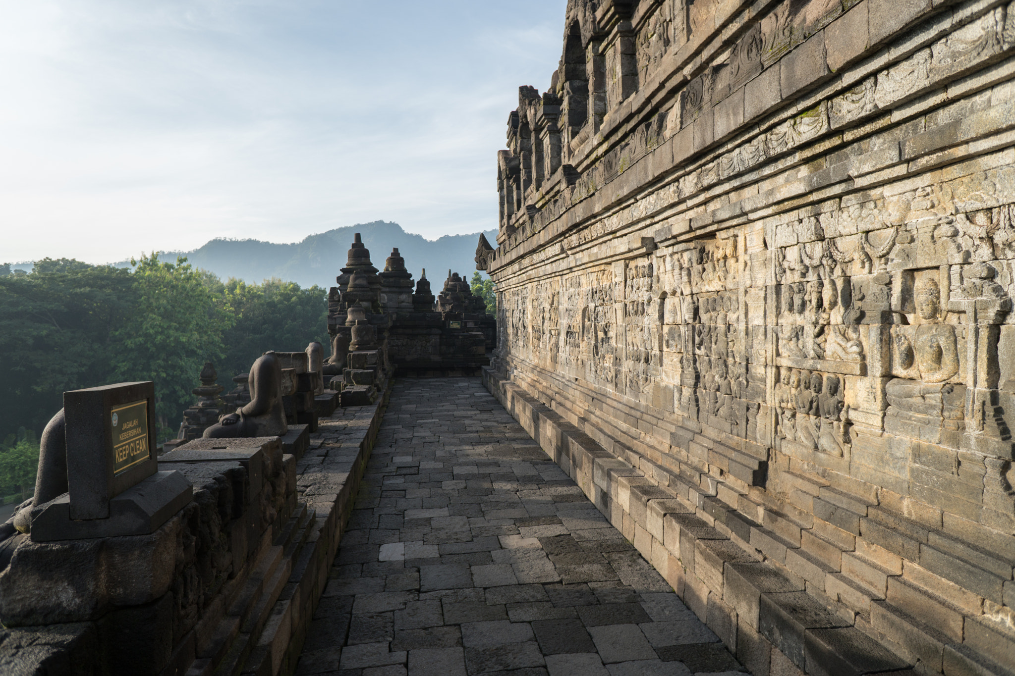 Sony a6300 + Sony E 16mm F2.8 sample photo. Borobudur photography