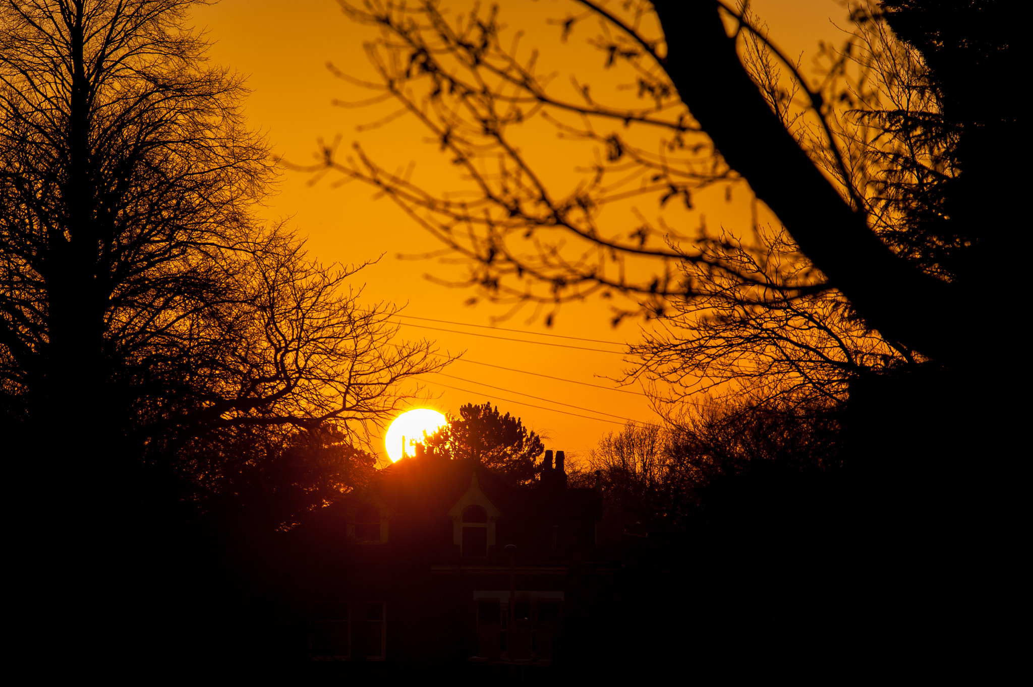 Nikon D3 sample photo. Winter sunset ii photography