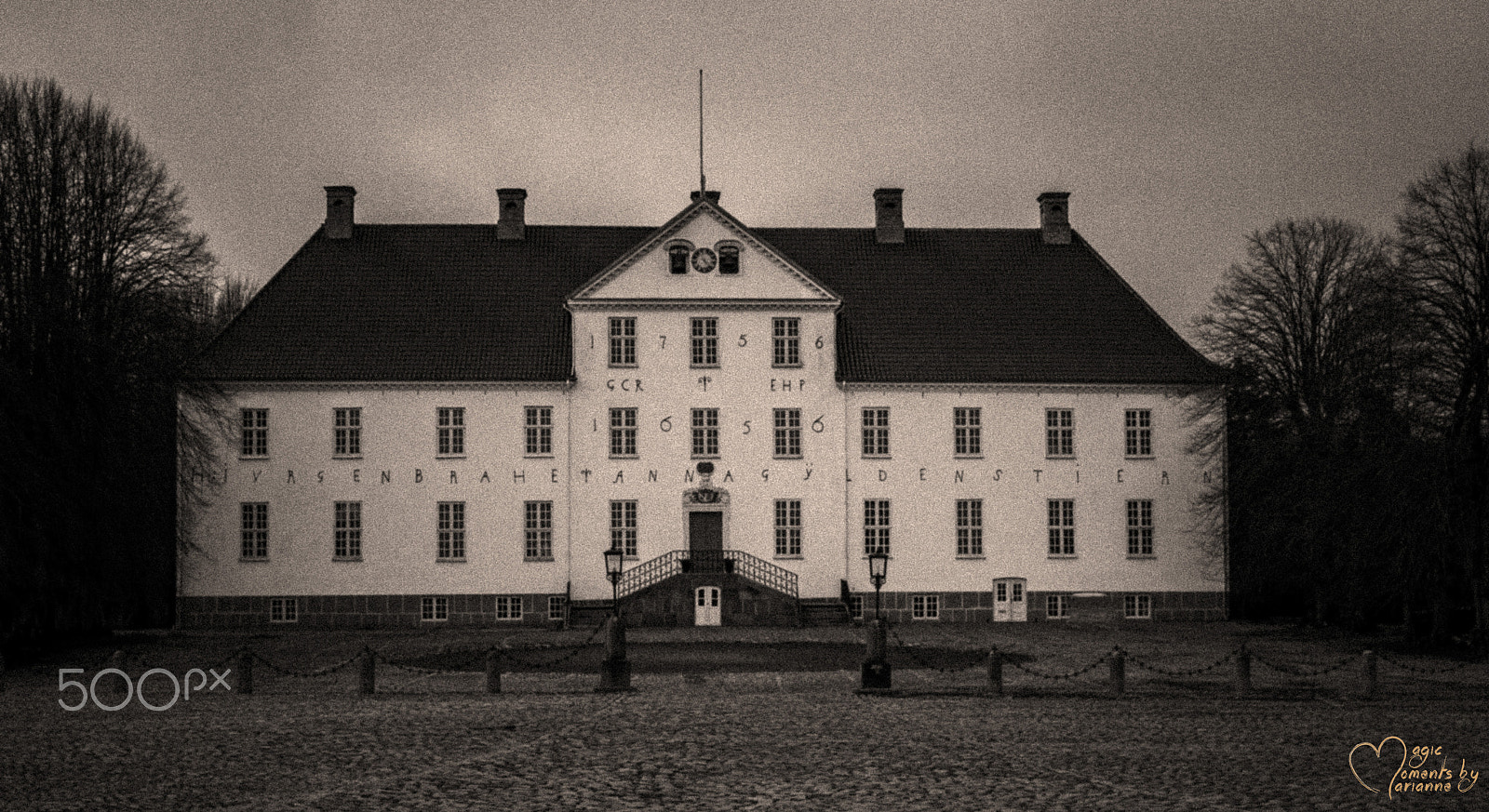 Canon EOS 6D + Tamron SP 35mm F1.8 Di VC USD sample photo. Brahesborg manor, old postcard style photography