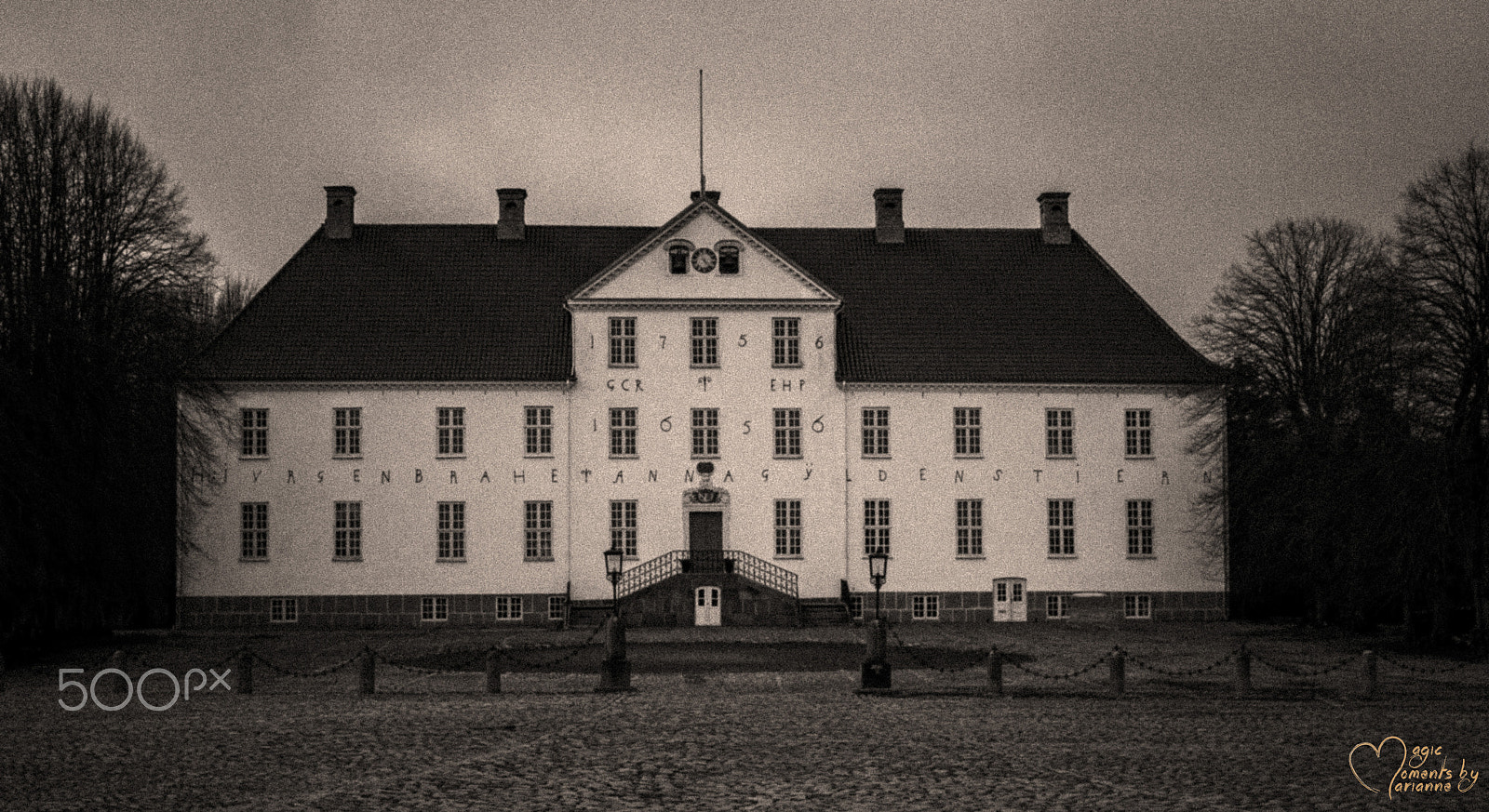 Tamron SP 35mm F1.8 Di VC USD sample photo. Brahesborg manor, old postcard style photography
