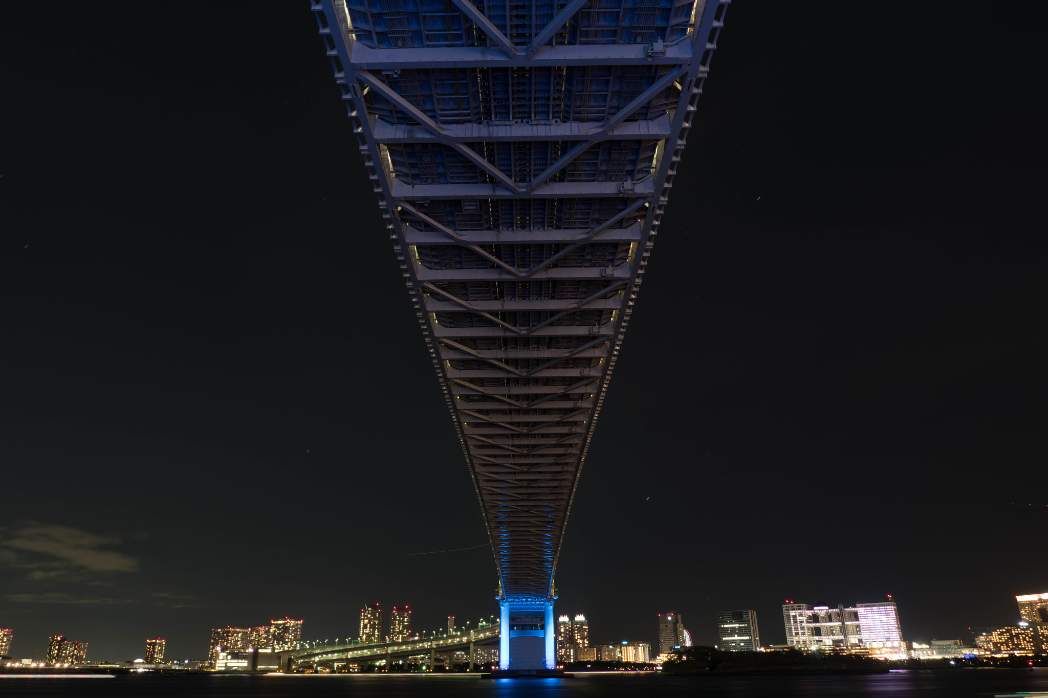 Olympus PEN-F + OLYMPUS M.12mm F2.0 sample photo. Rainbow bridge photography