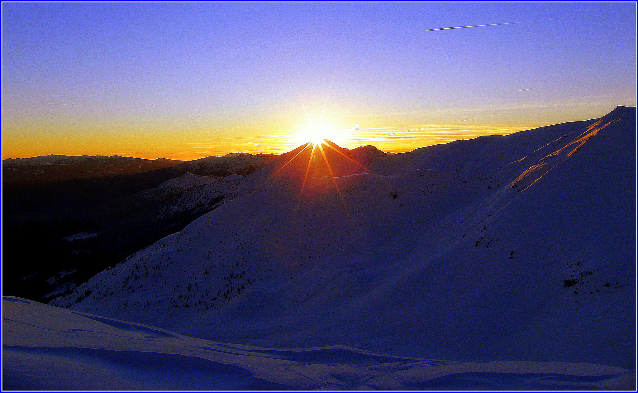 Olympus SP560UZ sample photo. Stupendo tramonto sui monti lagorai. ciao rolando! photography