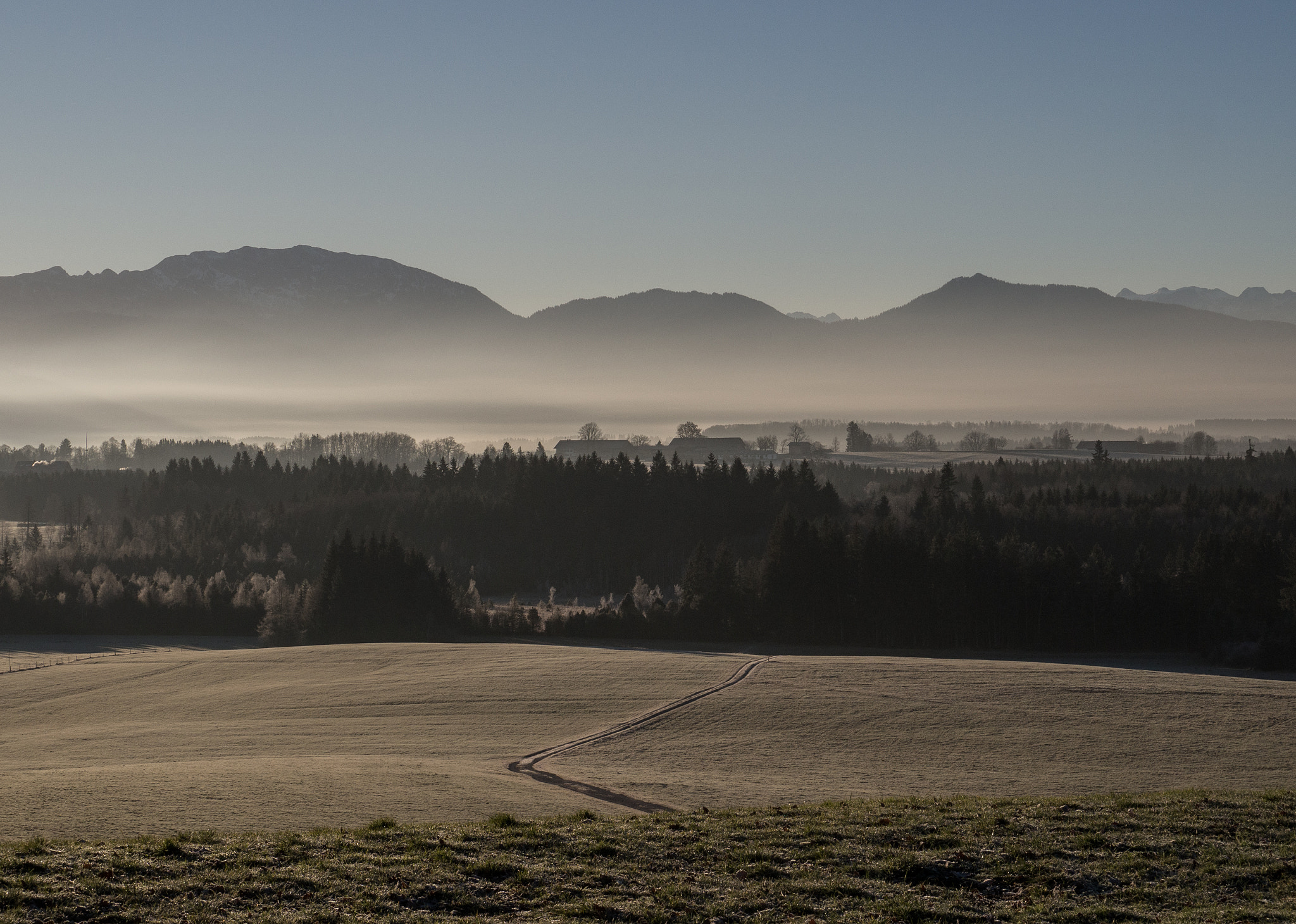 LUMIX G VARIO 35-100/F4.0-5.6 sample photo. Bavarian landscape photography