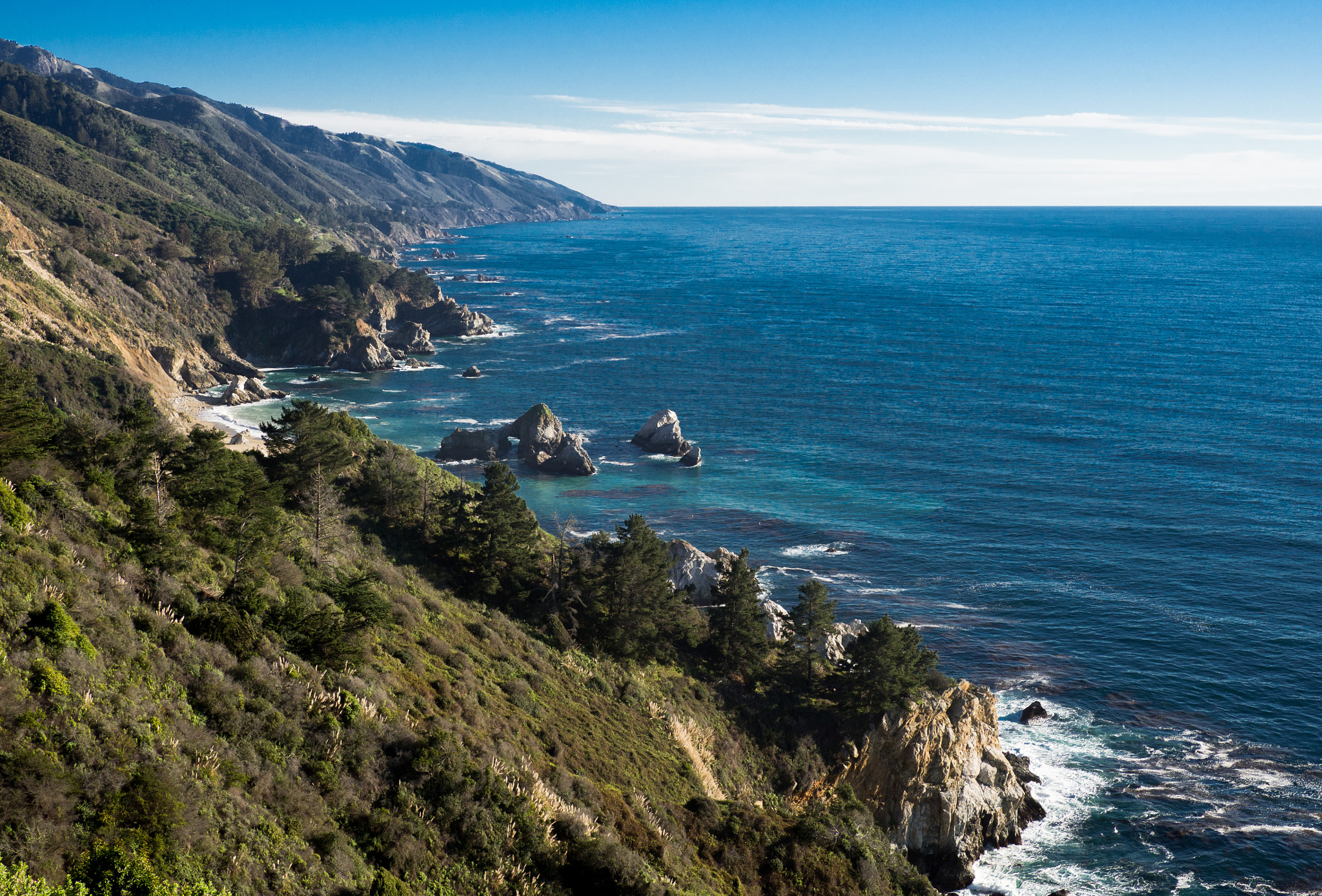 Olympus OM-D E-M10 + LUMIX G 20/F1.7 II sample photo. Big sur photography