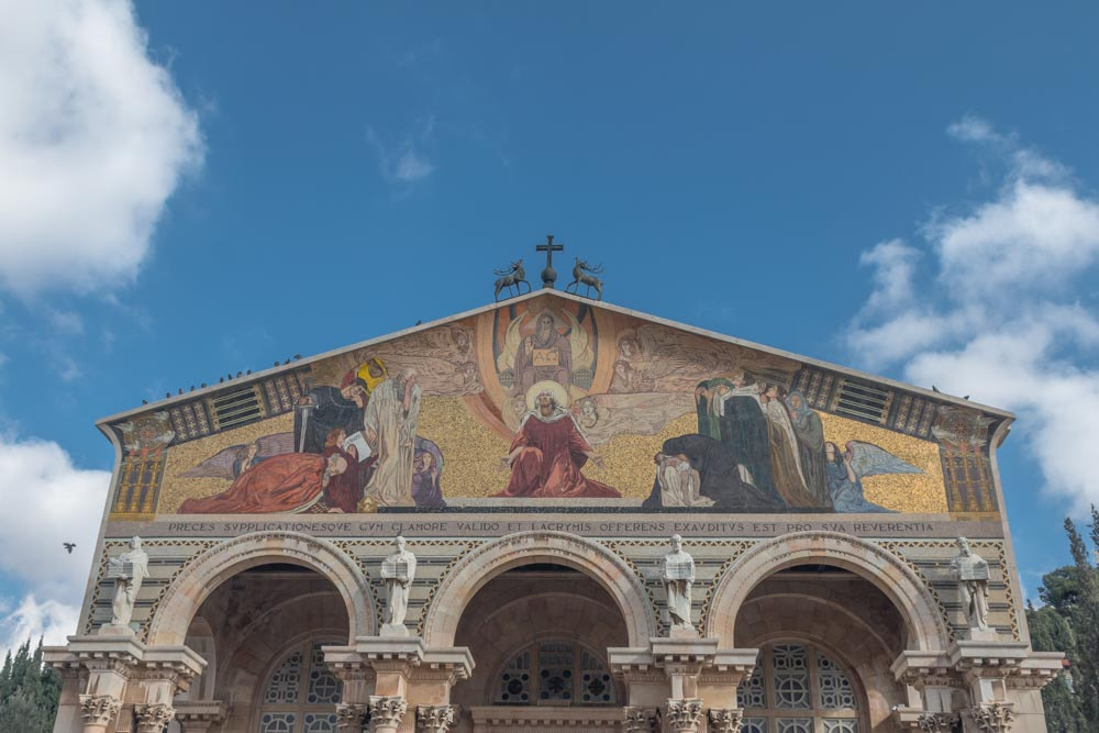 Canon EF-S 18-55mm F3.5-5.6 III sample photo. Church of all nations, jerusalem photography