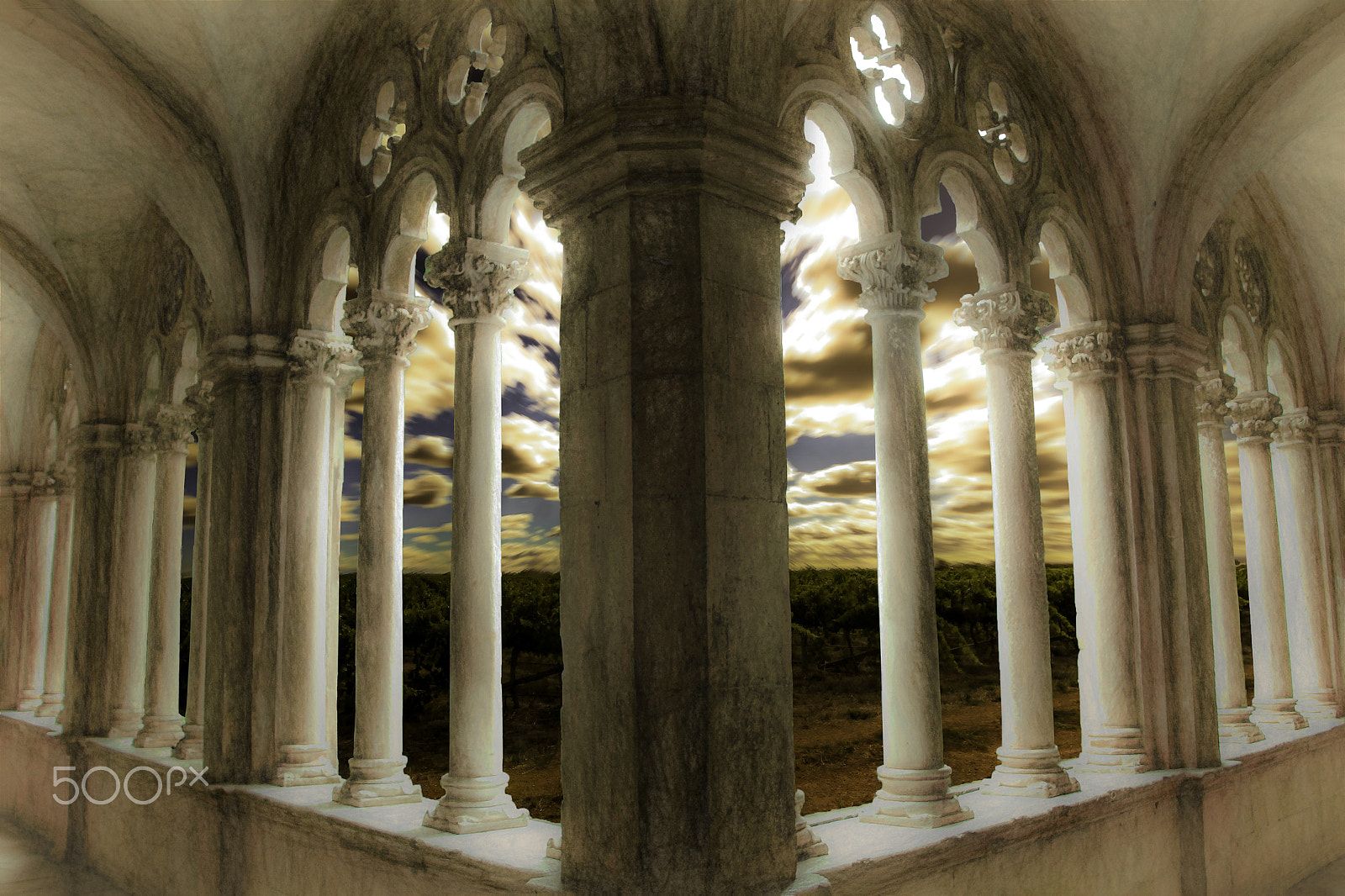 Canon EOS 60D sample photo. Dalmatia cloister photography