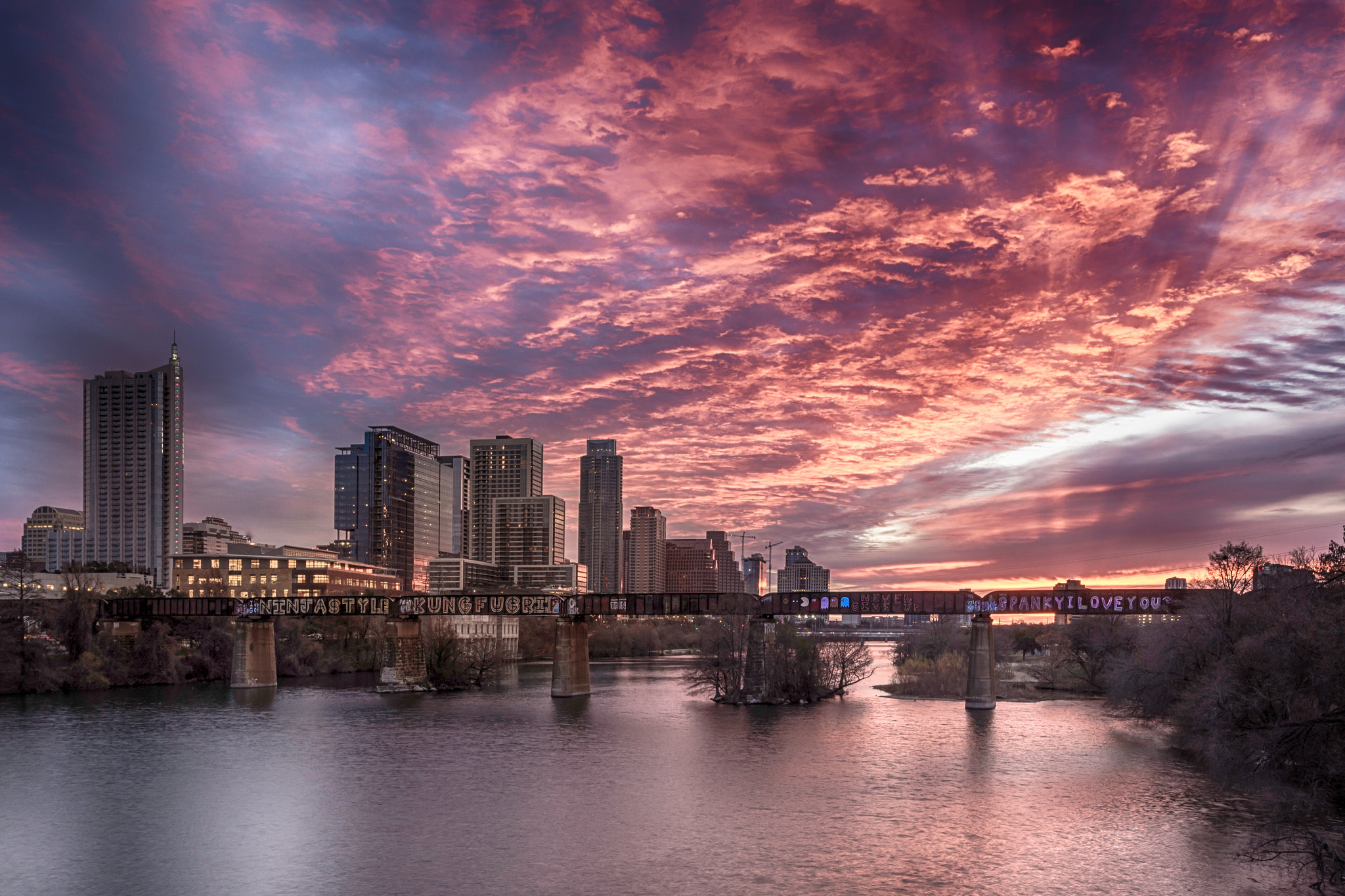 Nikon AF-S Nikkor 14-24mm F2.8G ED sample photo. Austin sunrise photography