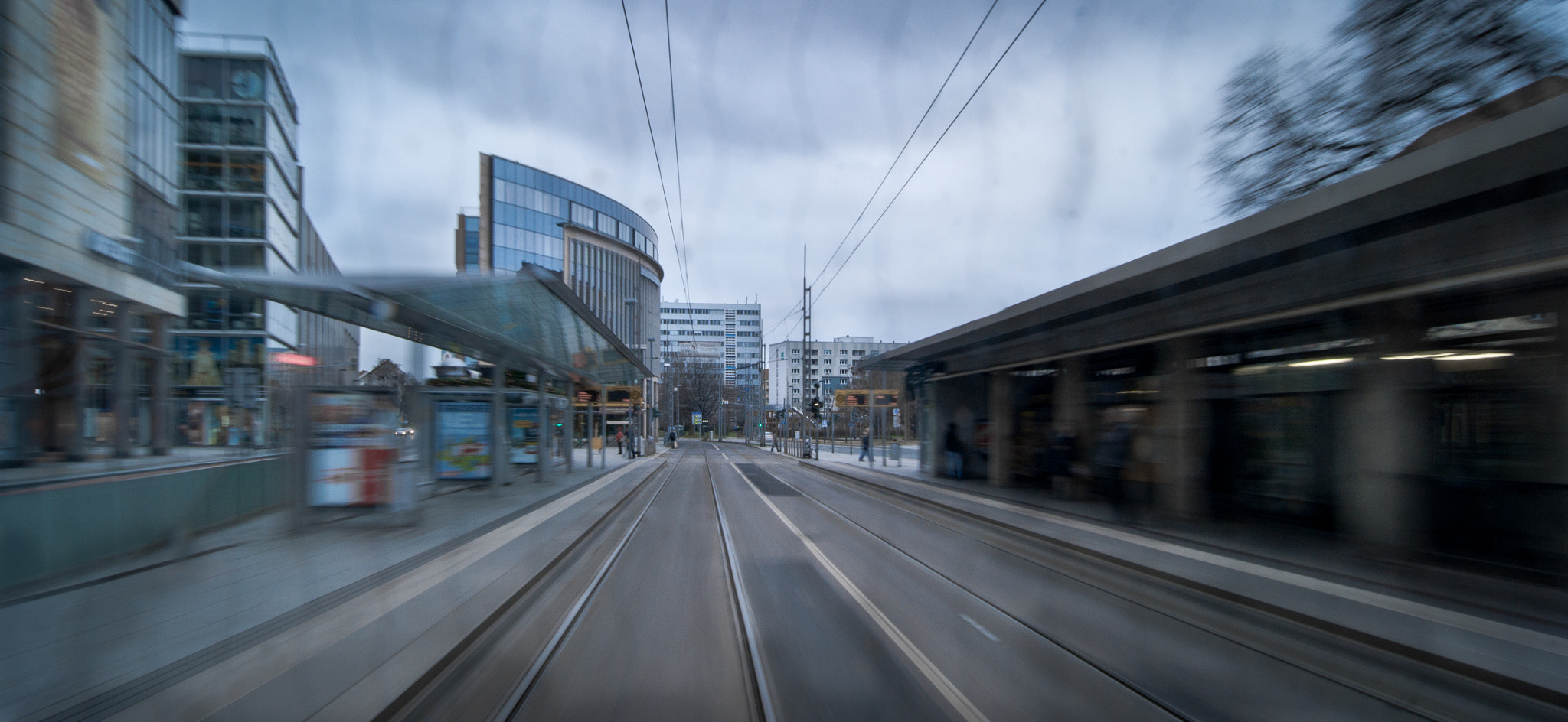 Sony Alpha DSLR-A350 sample photo. Driving with the tram photography