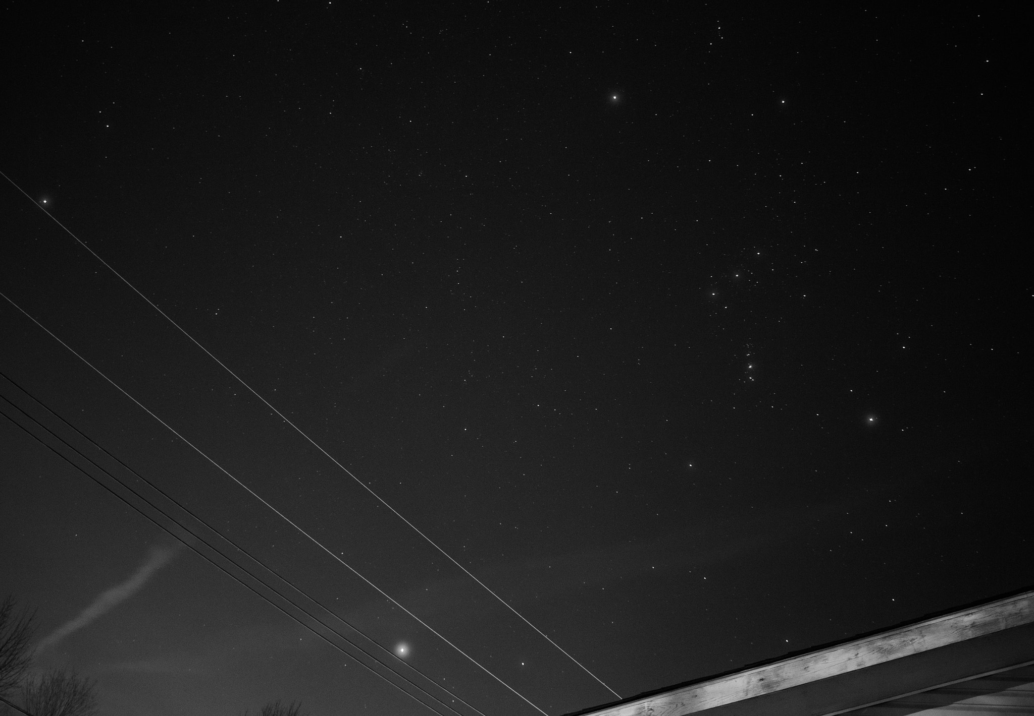 Canon EF-S 24mm F2.8 STM sample photo. Orion and the winter triangle photography