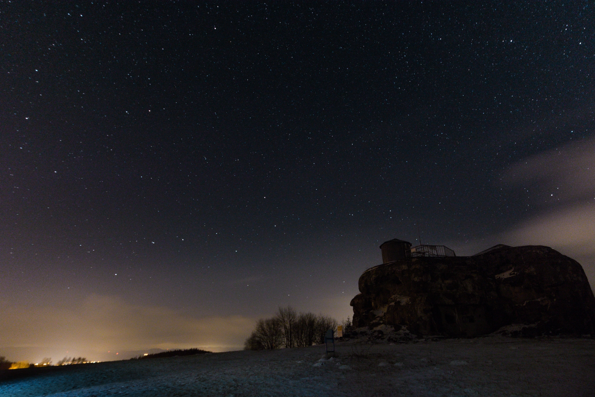 Nikon D7100 + Sigma 12-24mm F4.5-5.6 II DG HSM sample photo. Dobrošov artillery fort at night. photography