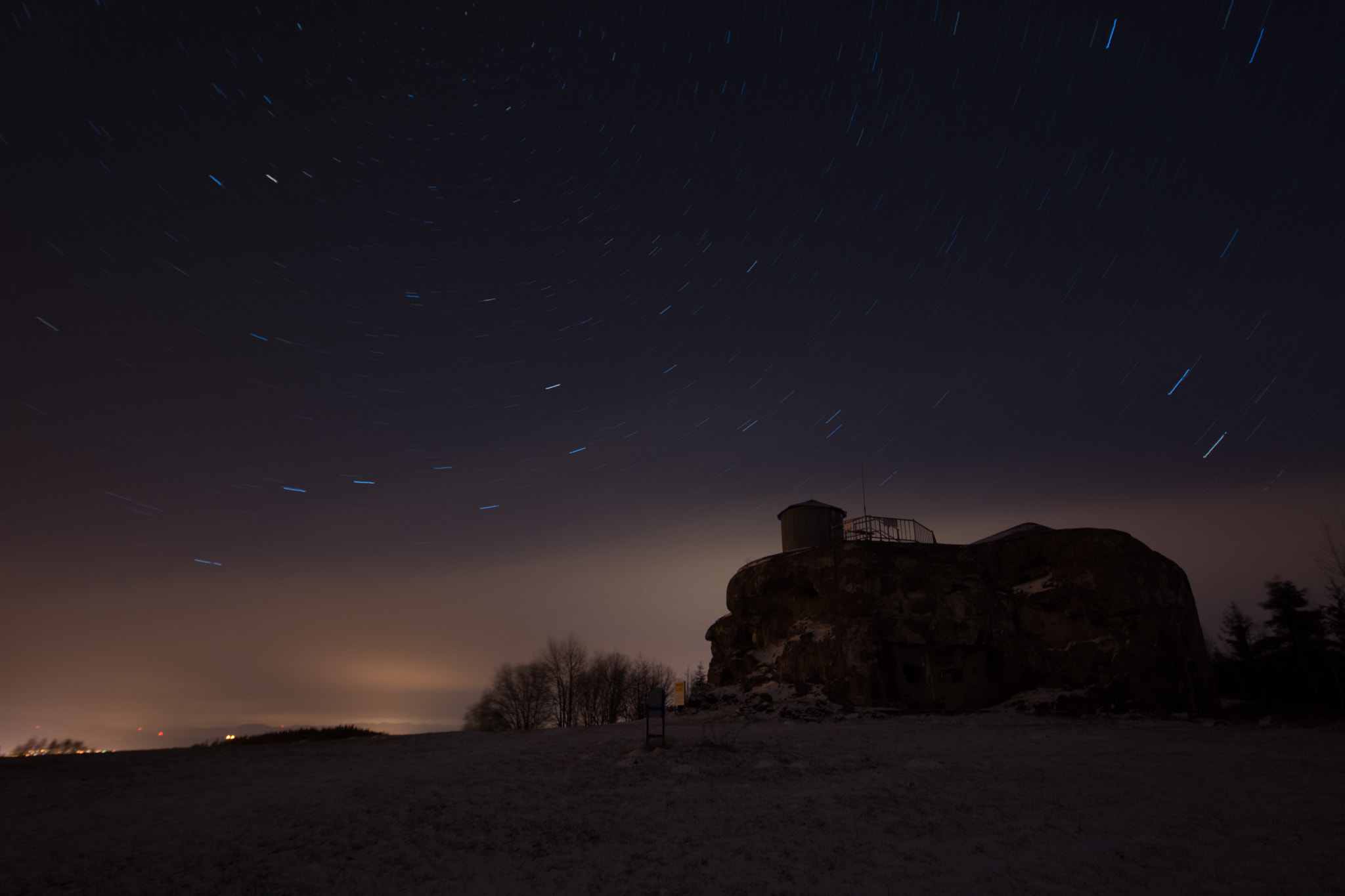 Nikon D7100 + Sigma 12-24mm F4.5-5.6 II DG HSM sample photo. Dobrošov artillery fort at night. photography