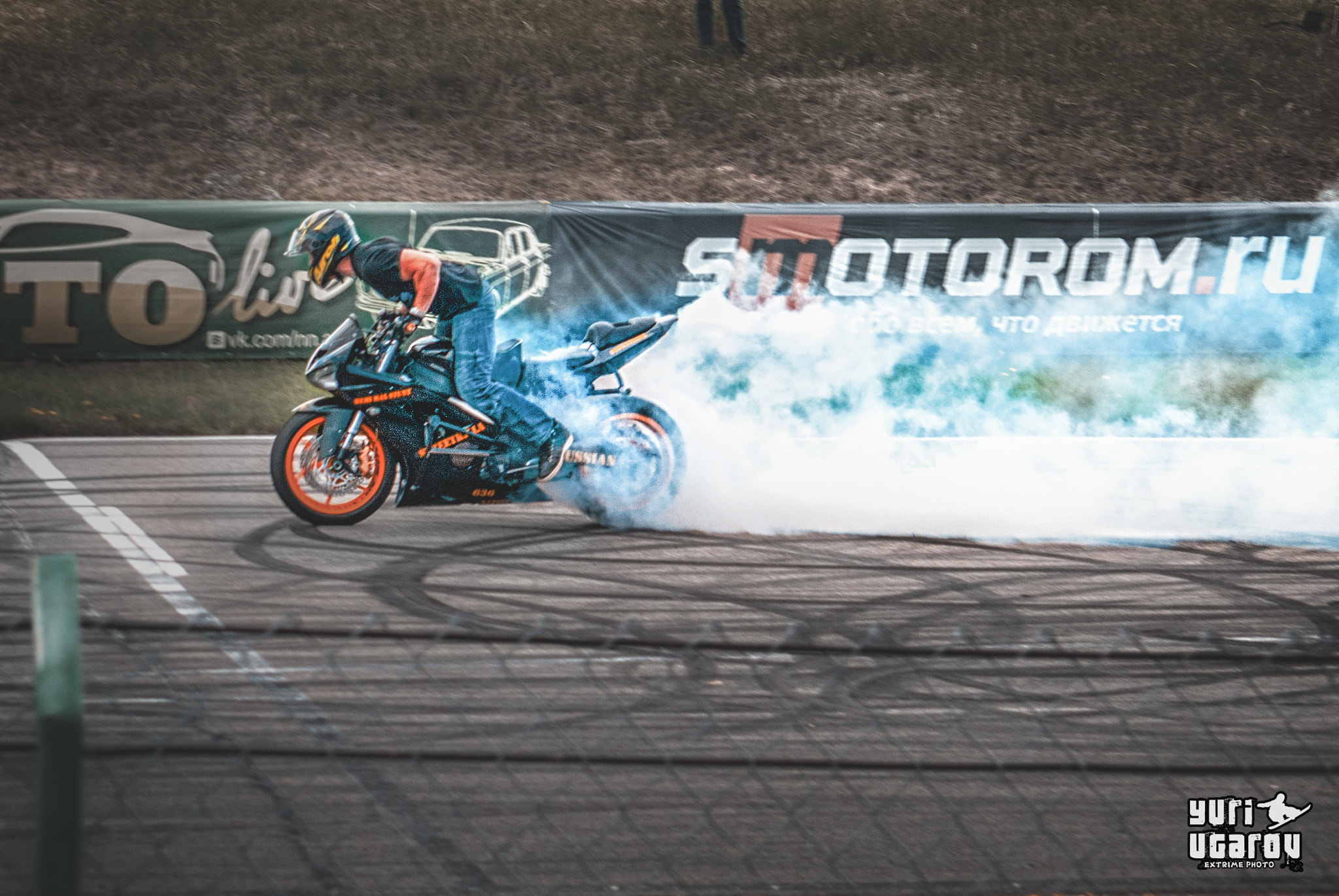 Nikon D3000 sample photo. Drift bike photography