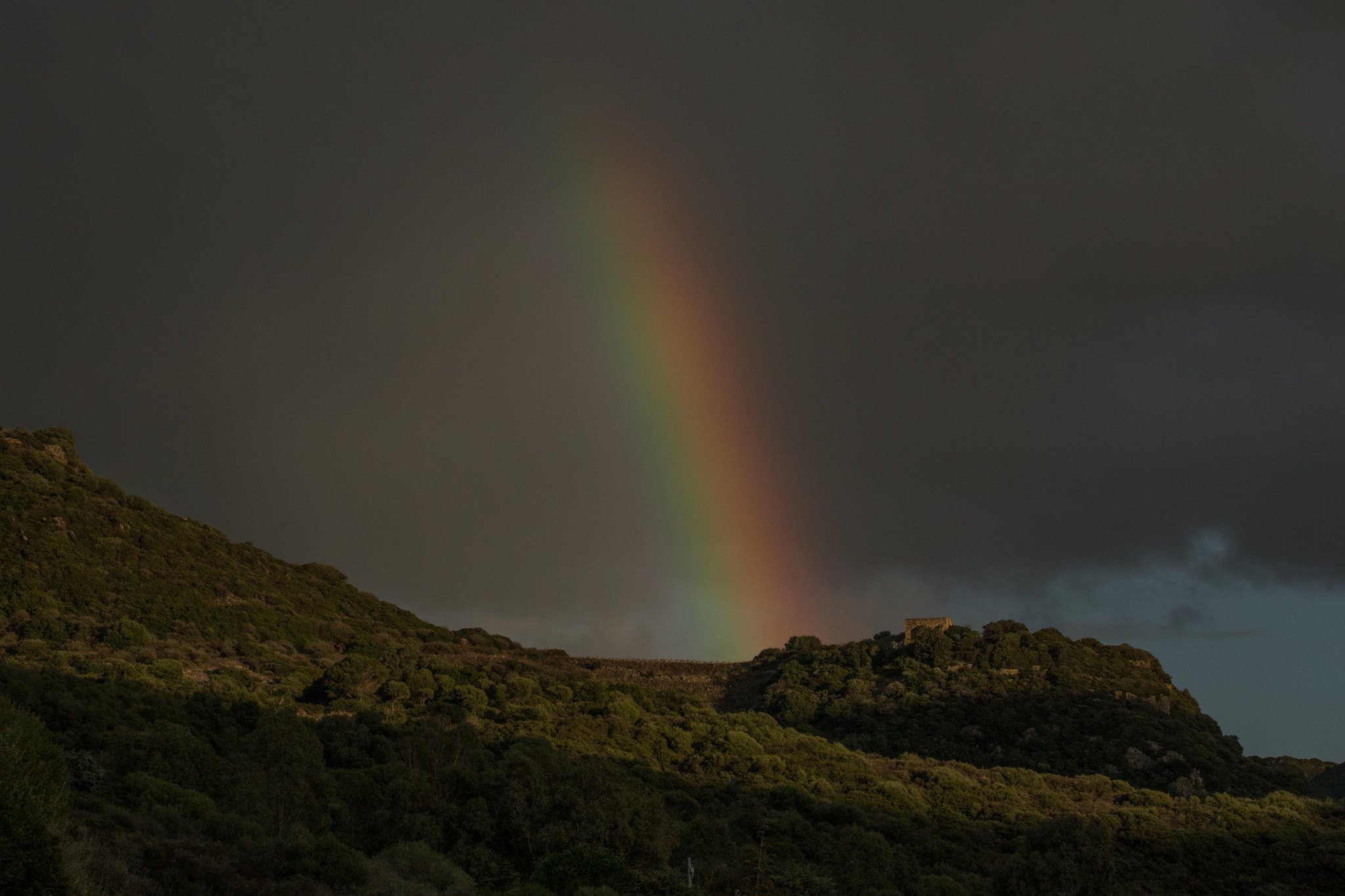 150-600mm F5-6.3 DG OS HSM | Contemporary 015 sample photo. Arcobaleno sulle colline di bosa - sardegna photography
