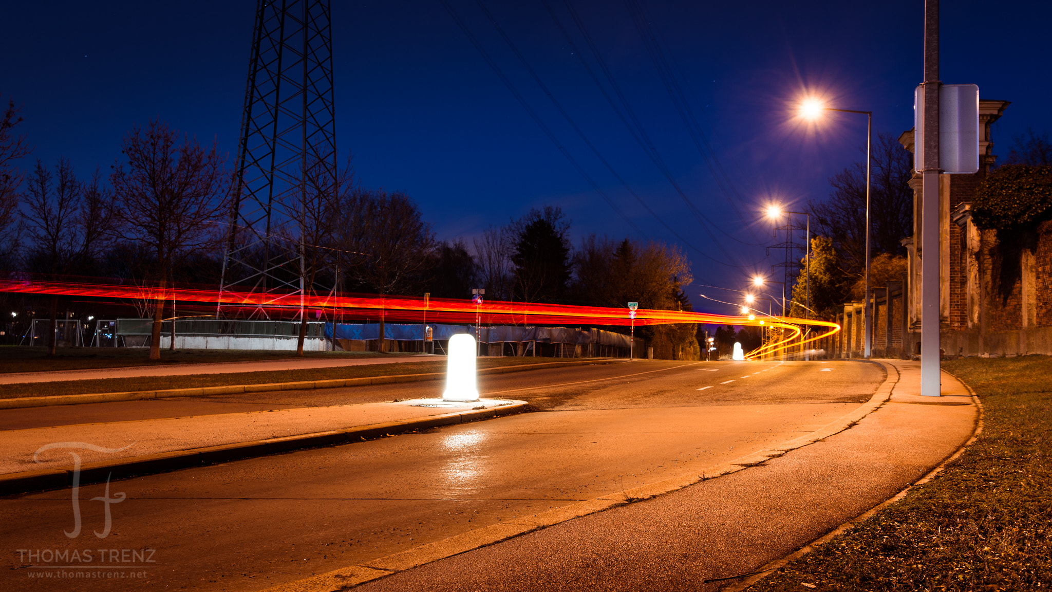 Nikon D600 sample photo. Night traffic photography