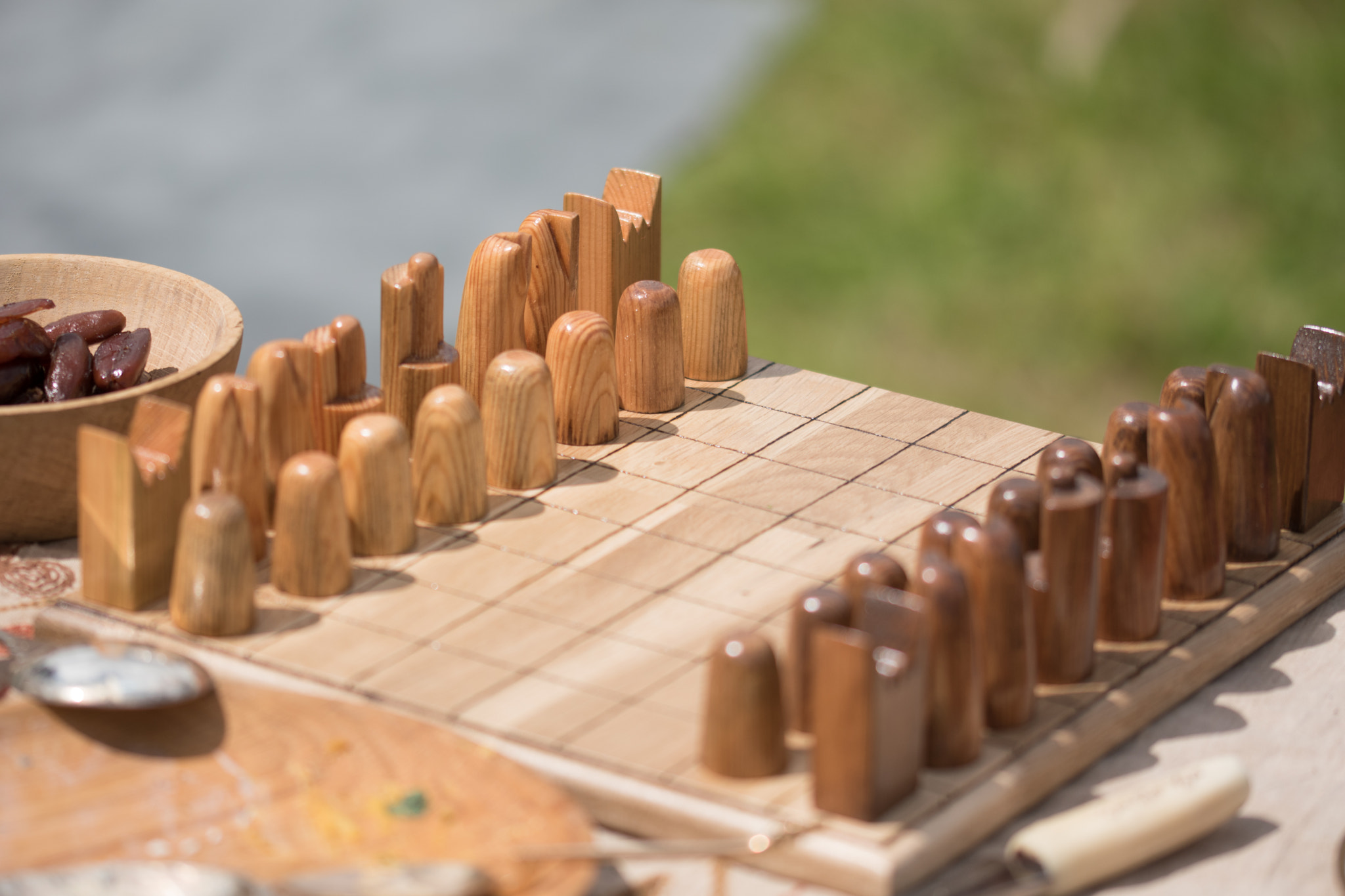 Sigma 105mm F2.8 EX DG OS HSM sample photo. Sassanian chess set photography