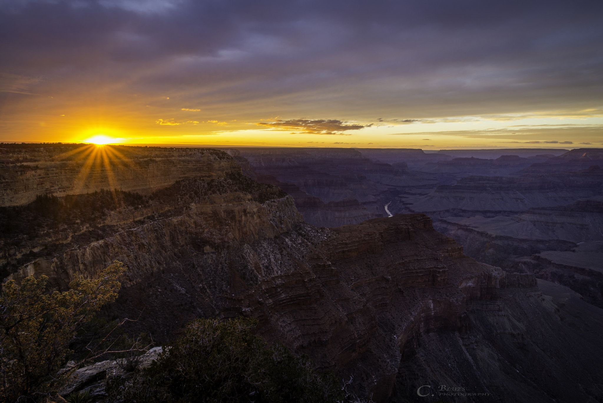 Nikon D610 sample photo. The sunset of grand canyon photography