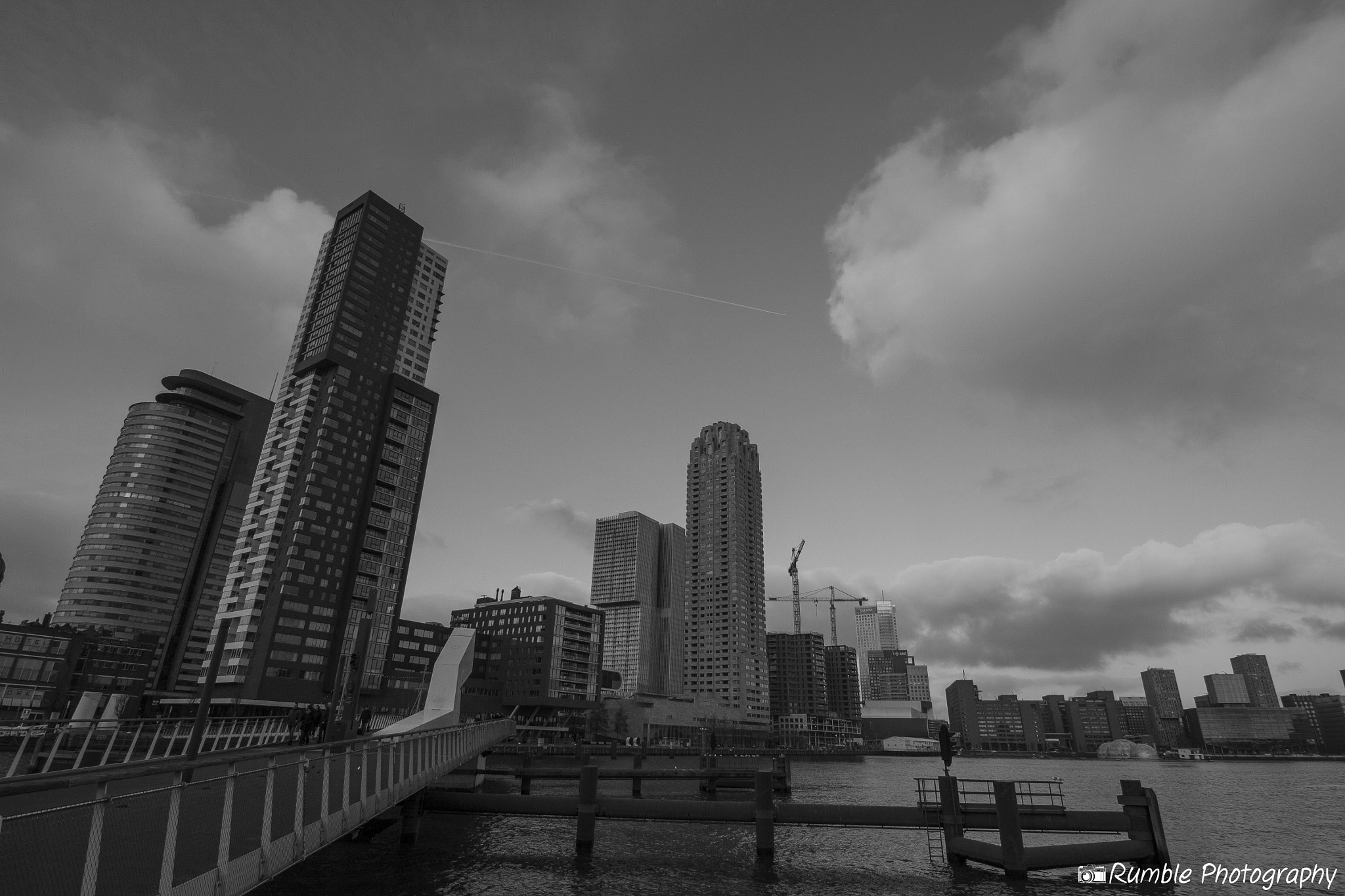 Canon EOS 50D sample photo. Rotterdam. skyline. holland photography