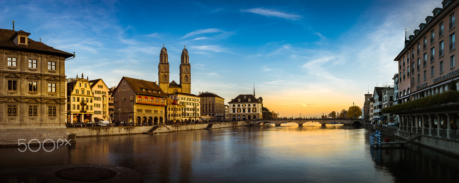 Pentax K-3 + Sigma sample photo. Zurich on the river photography