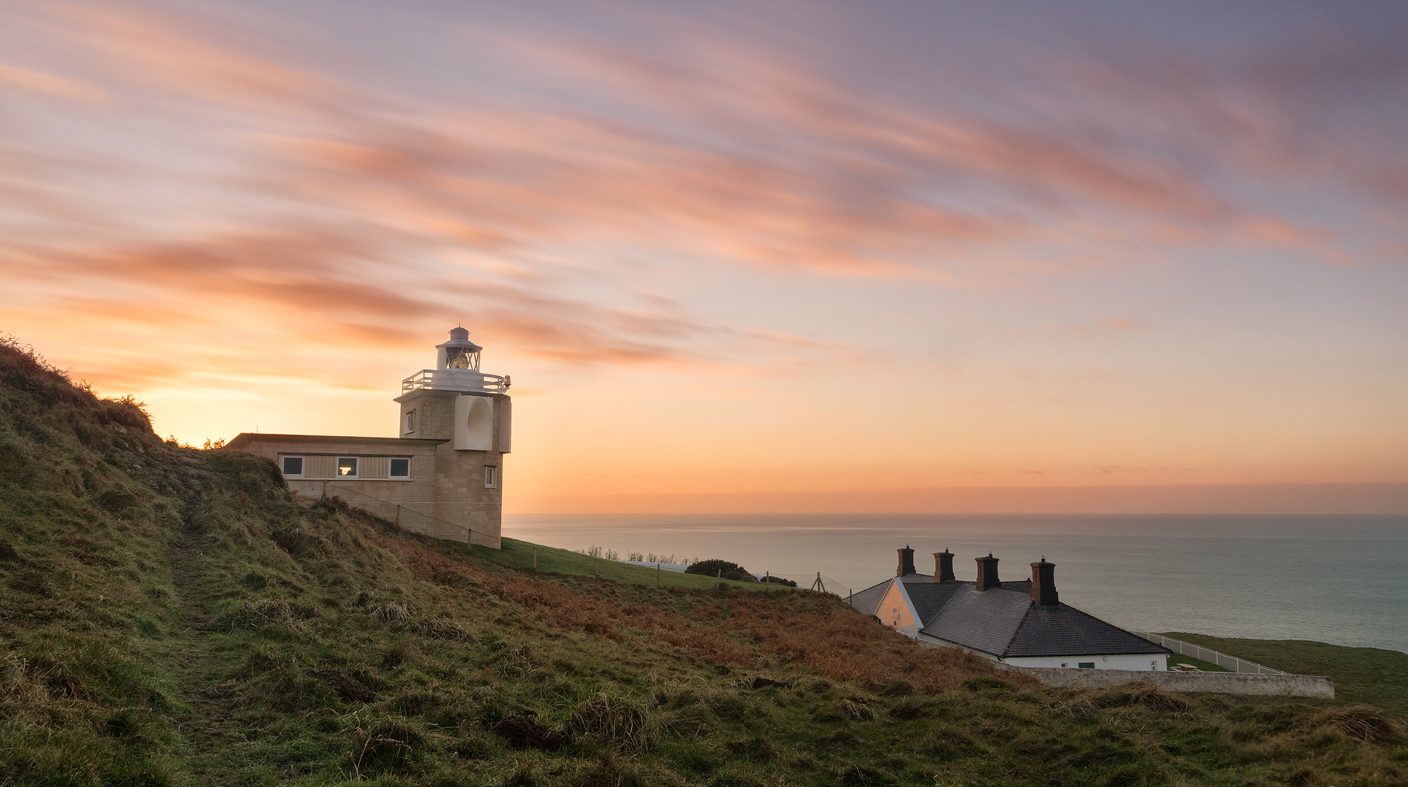 Nikon D810 + Sigma 24-105mm F4 DG OS HSM Art sample photo. Bull point lighthouse photography