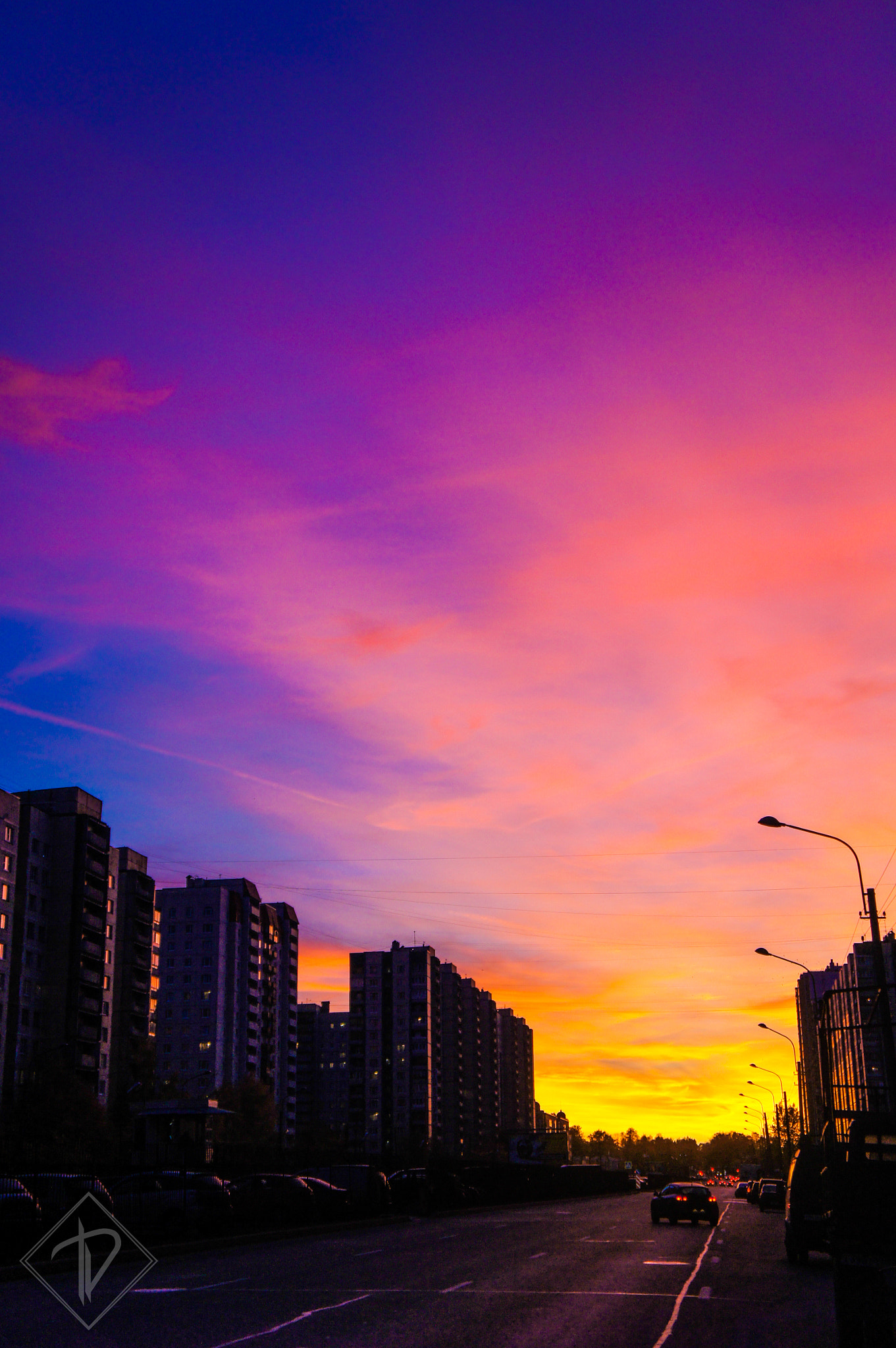 Sony Alpha NEX-C3 + Sony E 18-55mm F3.5-5.6 OSS sample photo. Magic sunset on the outskirts of the city photography