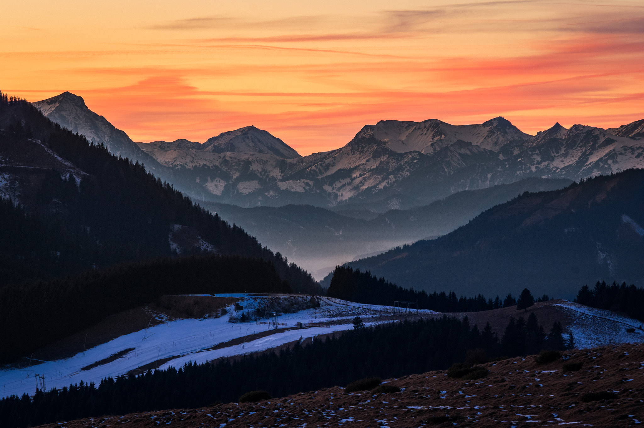 Pentax K-3 II sample photo. Almost alpengluehn photography