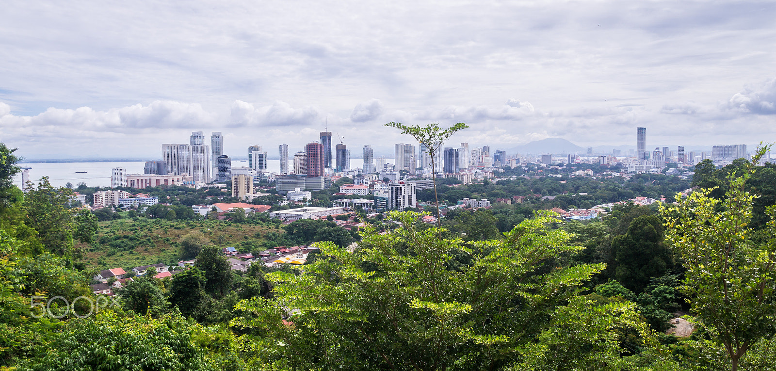 Sony SLT-A37 sample photo. View from penang hill on georgetown photography