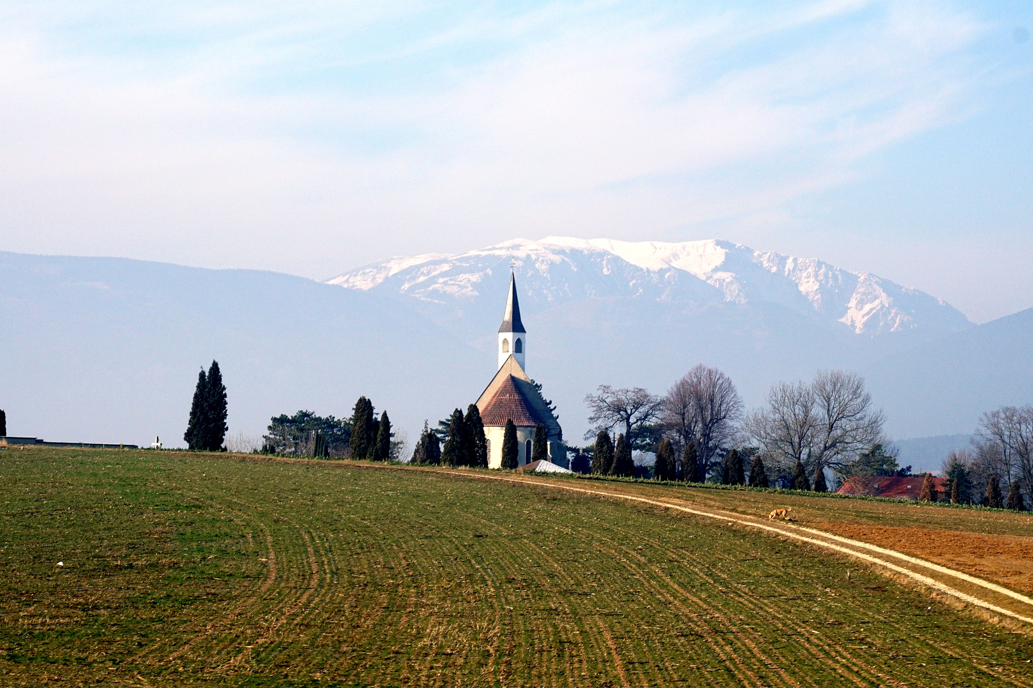 Sony ILCA-77M2 sample photo. Schneeberg and peterskirche in austria photography