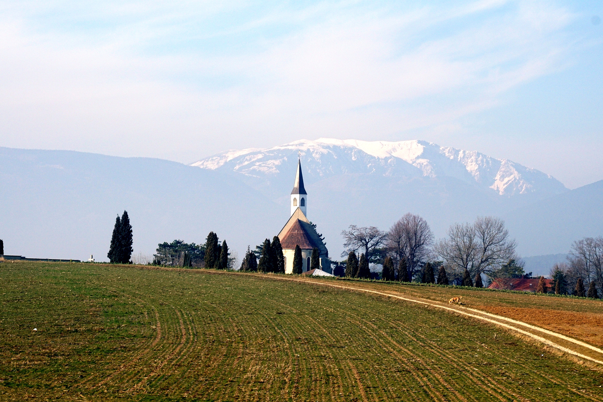 Sony DT 18-135mm F3.5-5.6 SAM sample photo. Schneeberg and peterskirche in austria photography