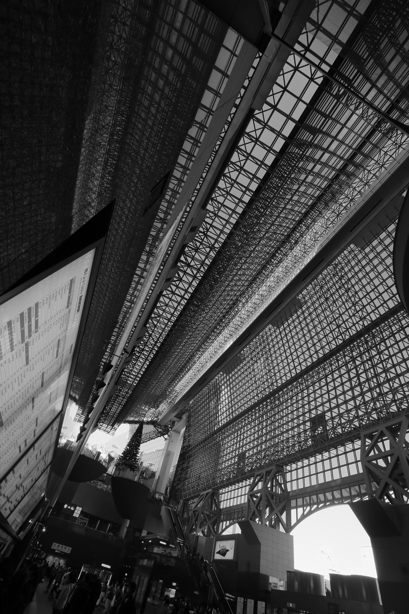 Canon EOS-1D Mark III sample photo. Kyoto station photography