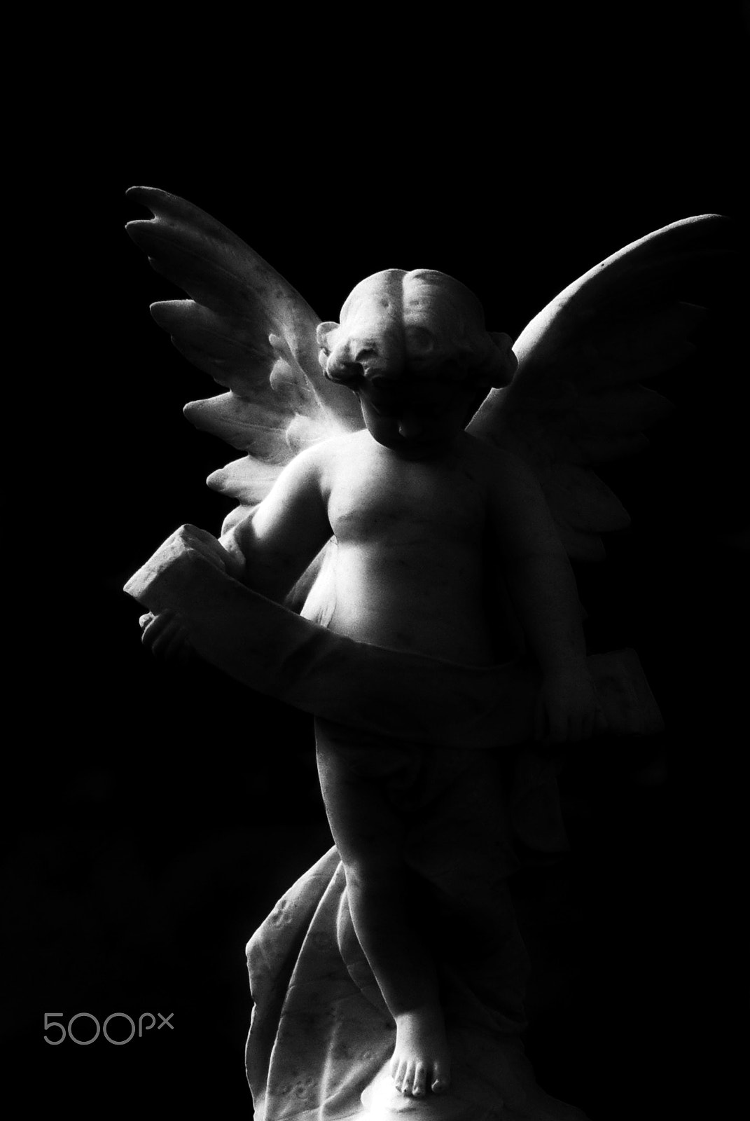 Pentax K10D sample photo. Sad angel photography